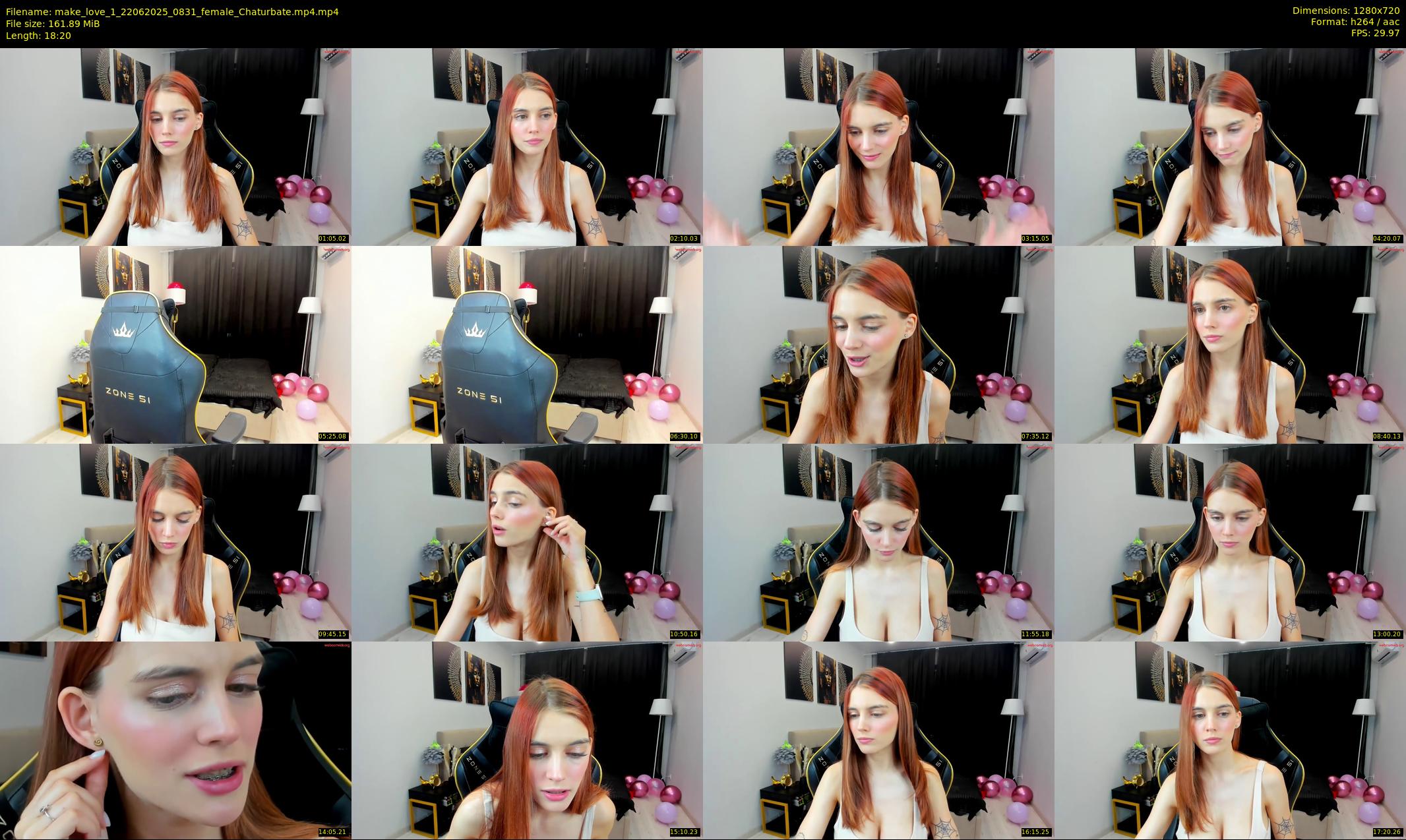 make_love_1 — 19 minute Chaturbate female cam show recording, 720p, Jun 22, 2025
