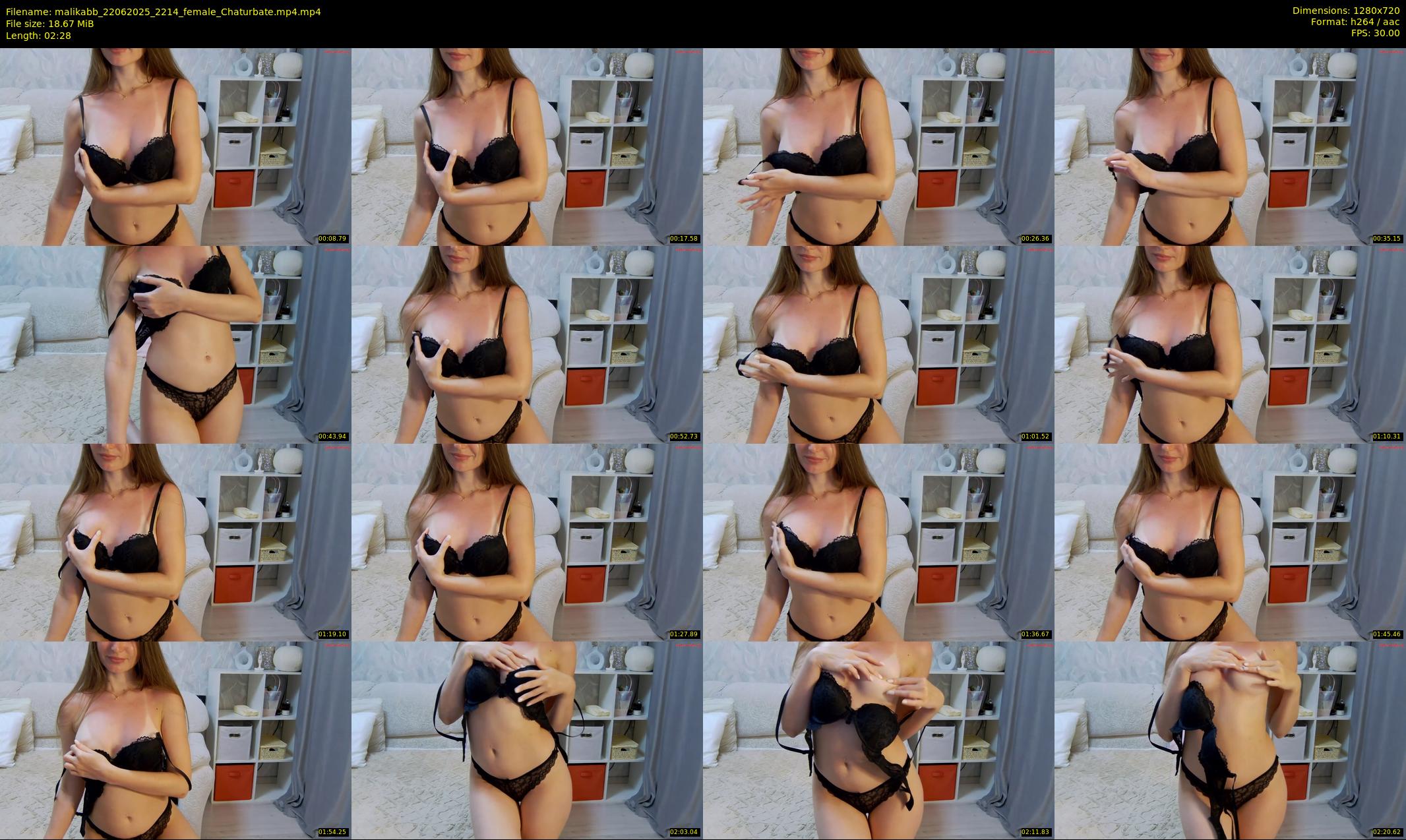 malikabb — 3 minute Chaturbate female cam show recording, 720p, Jun 22, 2025