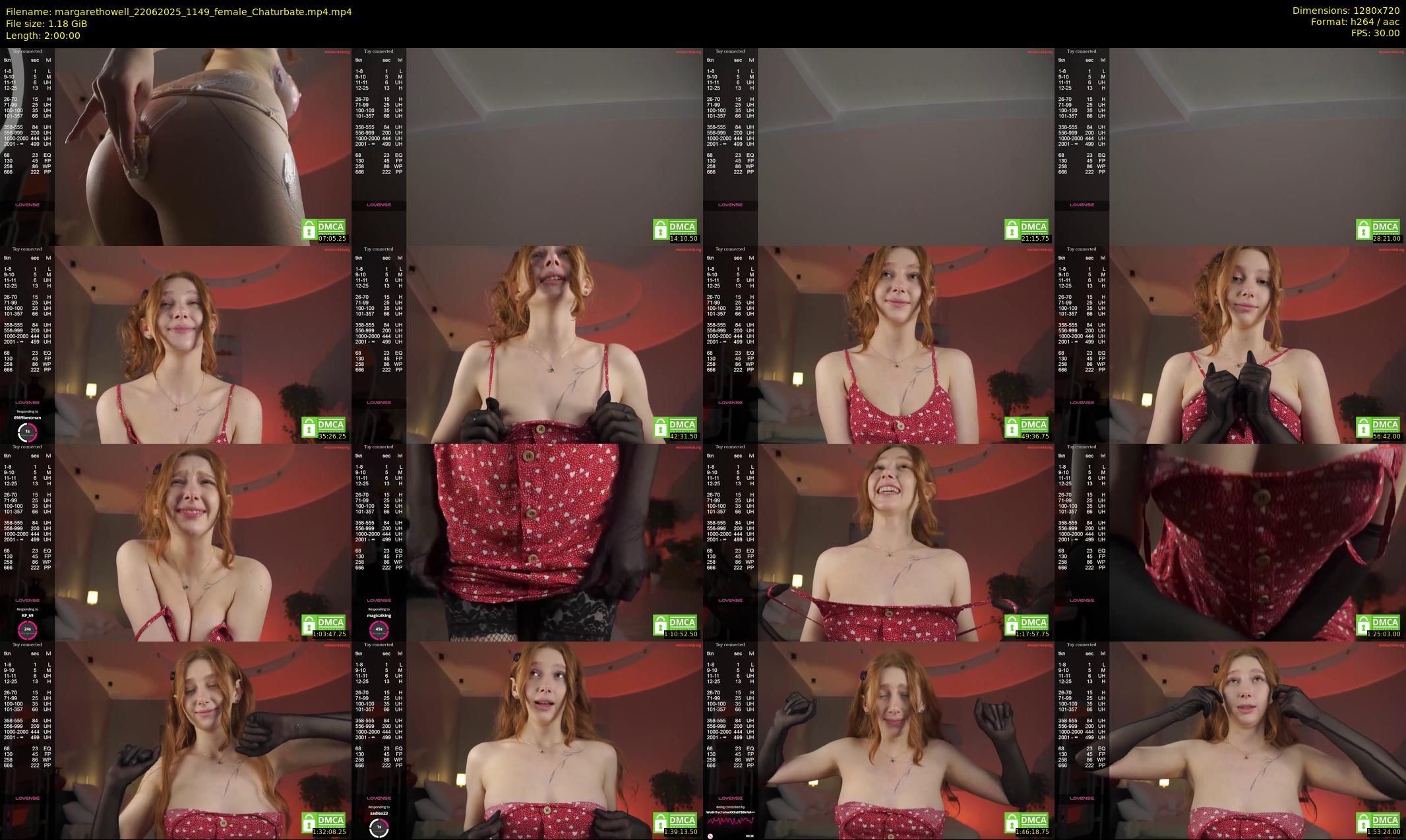 margarethowell — 120 minute Chaturbate female cam show recording, 720p, Jun 22, 2025