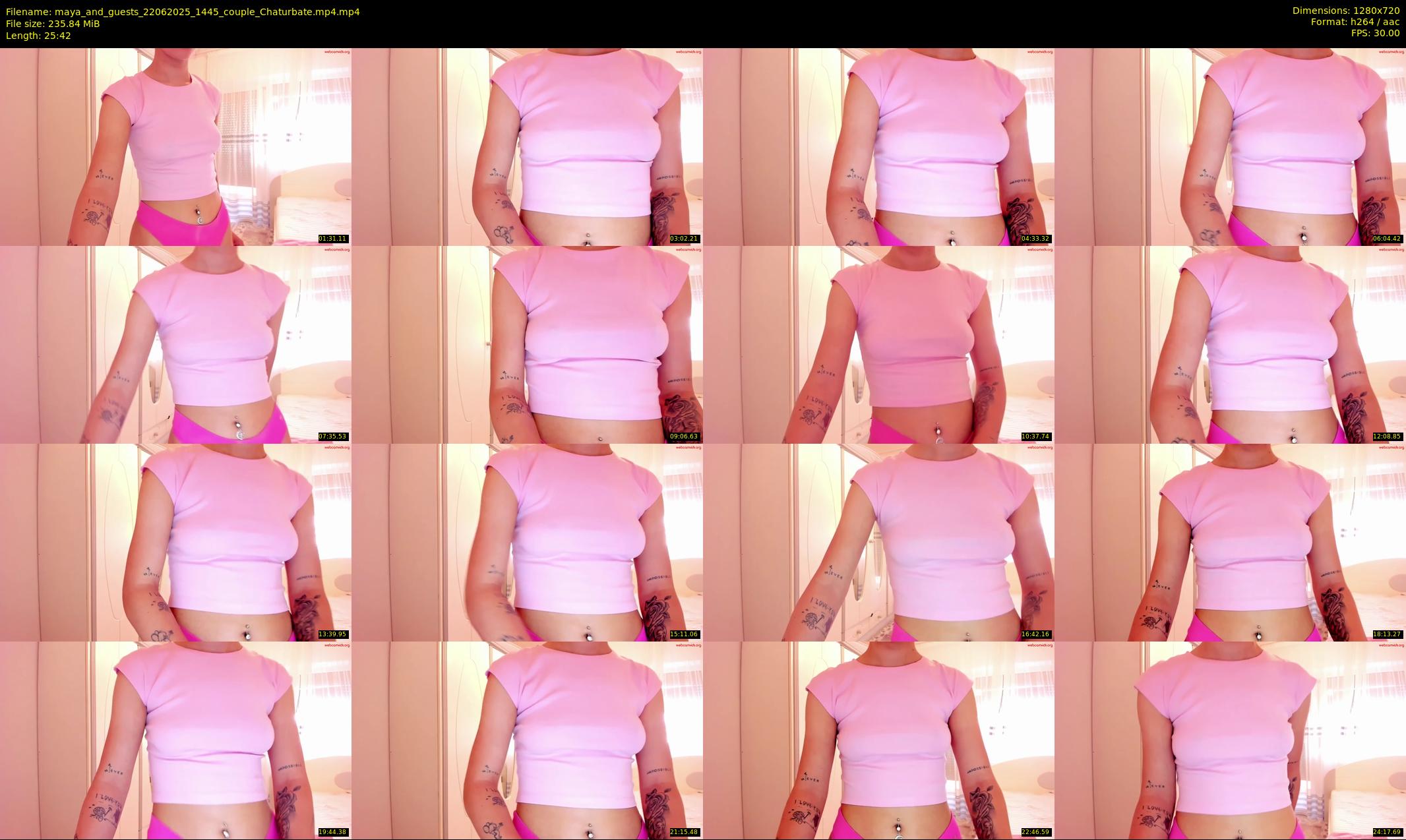 maya_and_guests — 26 minute Chaturbate couple cam show recording, 720p, Jun 22, 2025