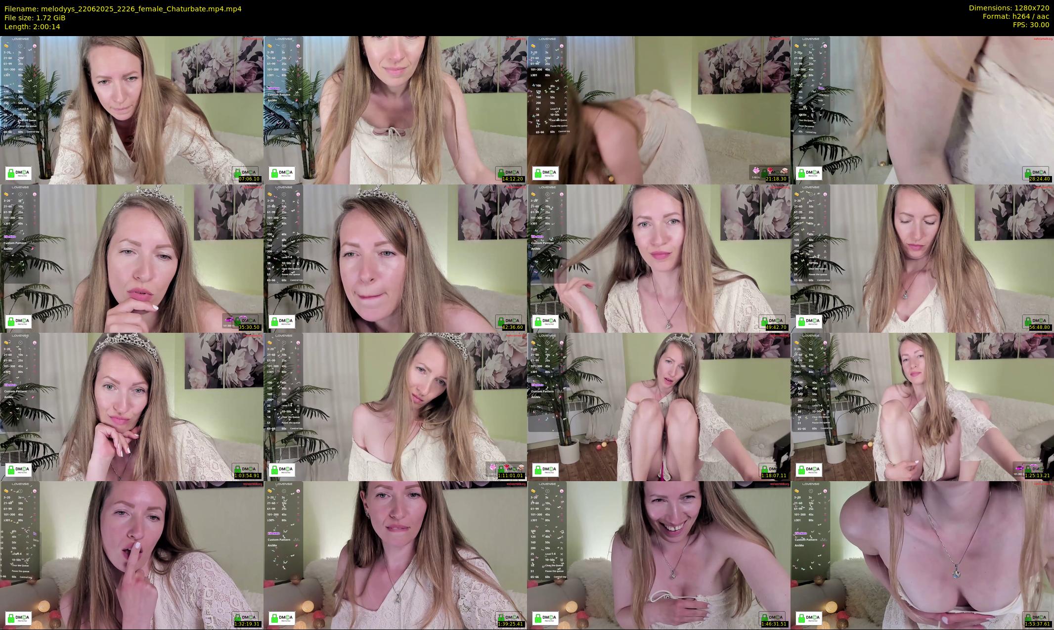 melodyys — 121 minute Chaturbate female cam show recording, 720p, Jun 22, 2025