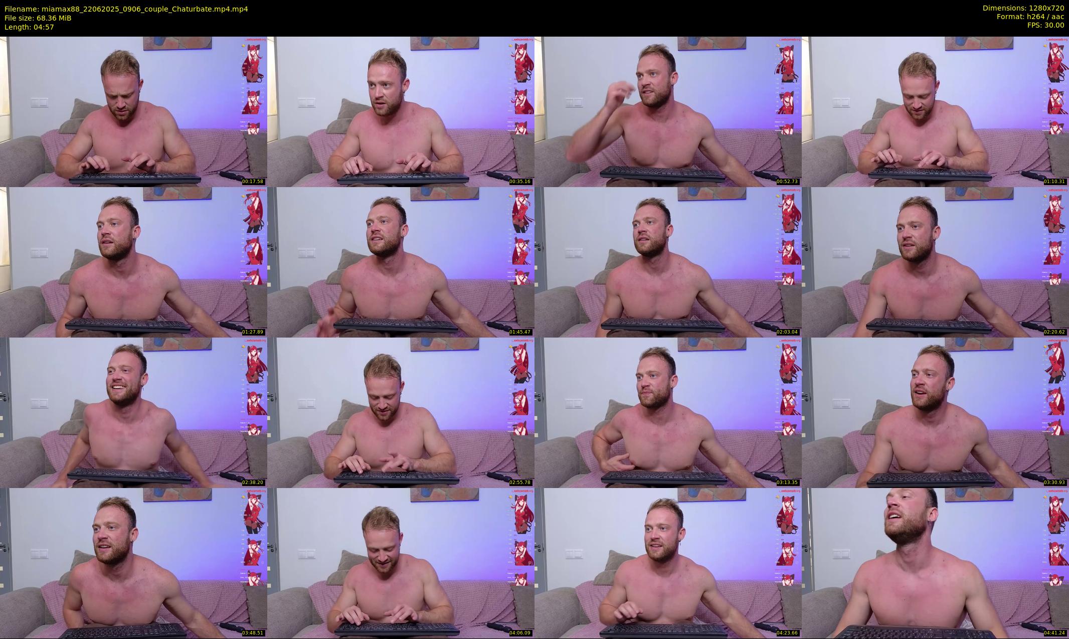 miamax88 — 5 minute Chaturbate couple cam show recording, 720p, Jun 22, 2025