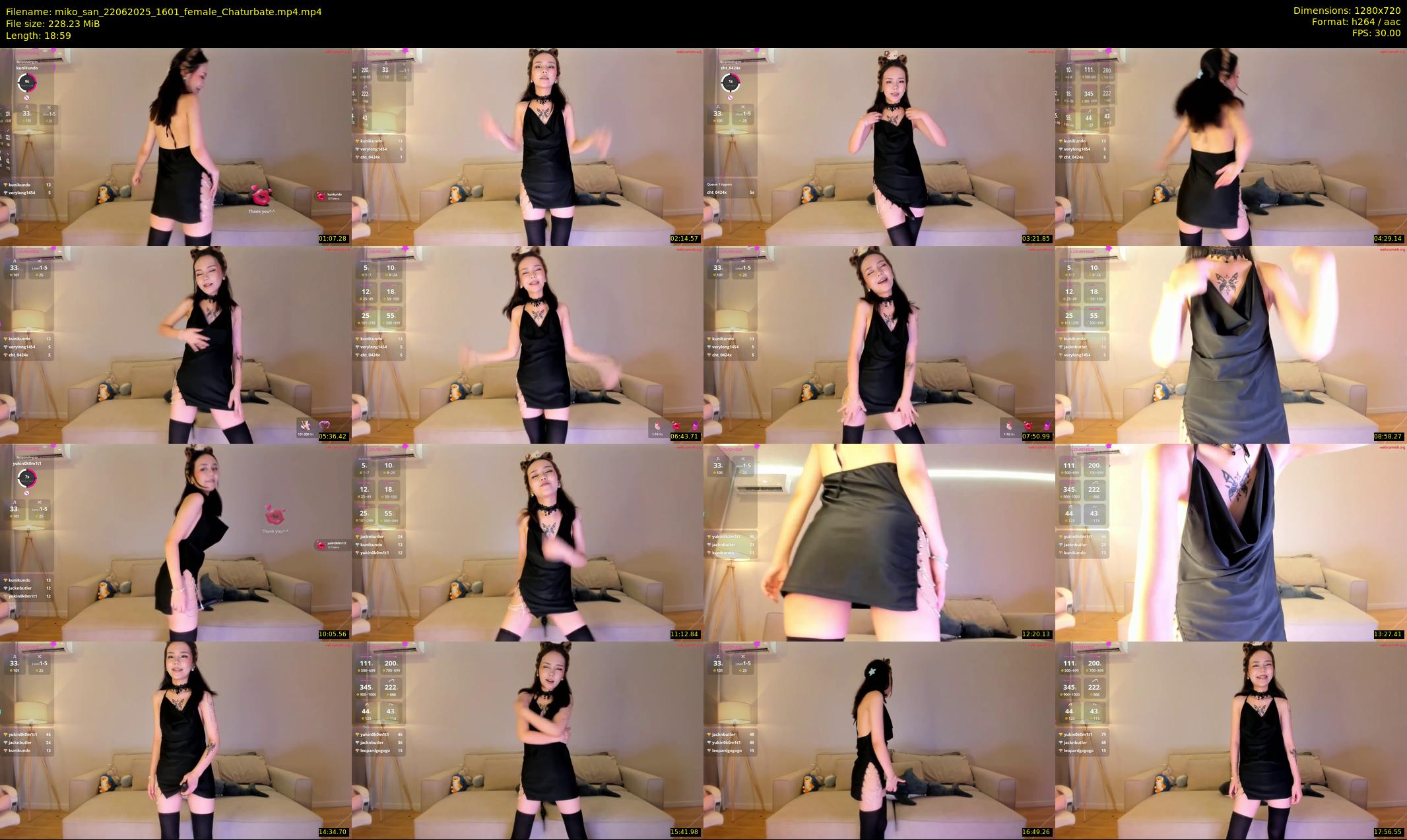 miko_san — 19 minute Chaturbate female cam show recording, 720p, Jun 22, 2025