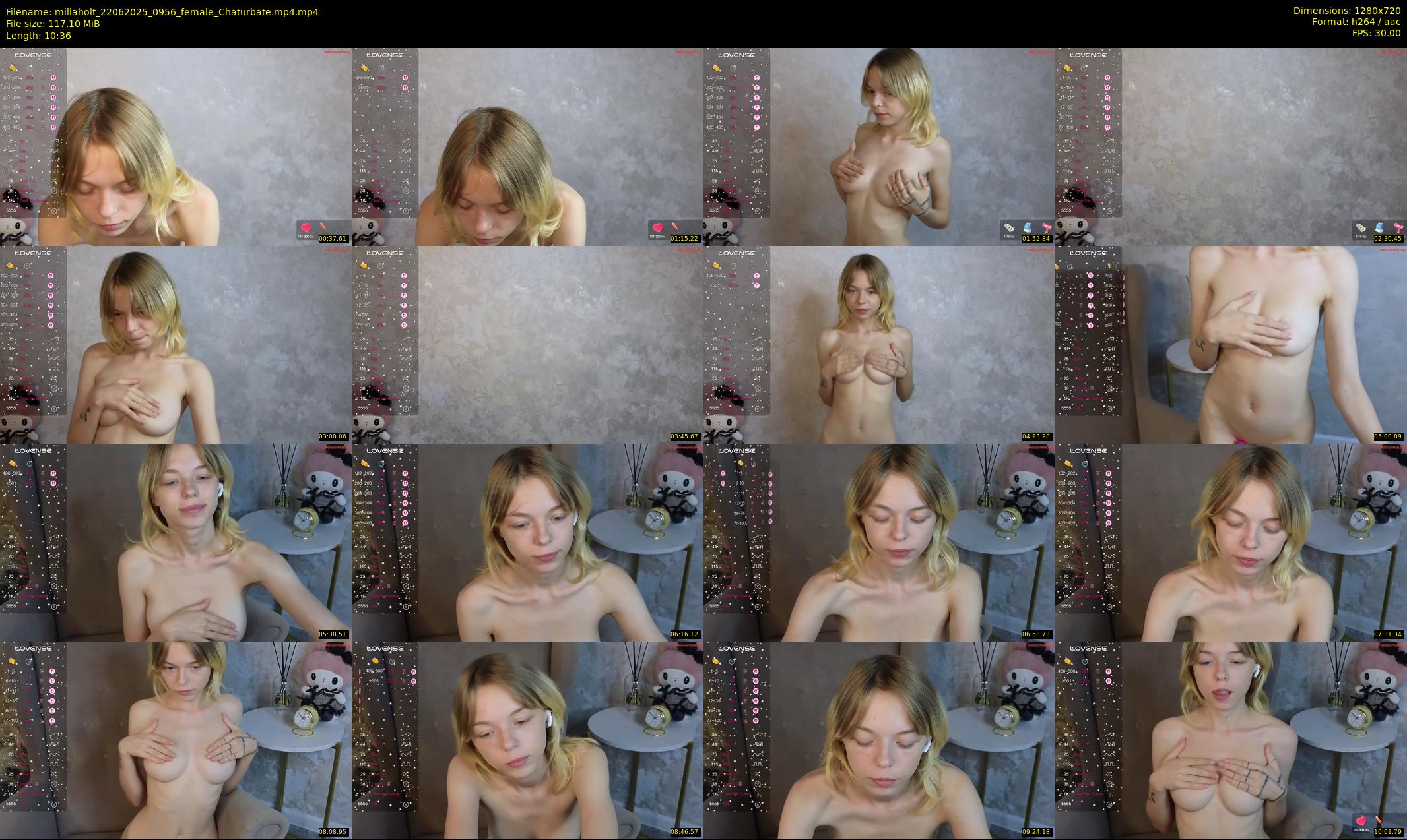 millaholt — 11 minute Chaturbate female cam show recording, 720p, Jun 22, 2025