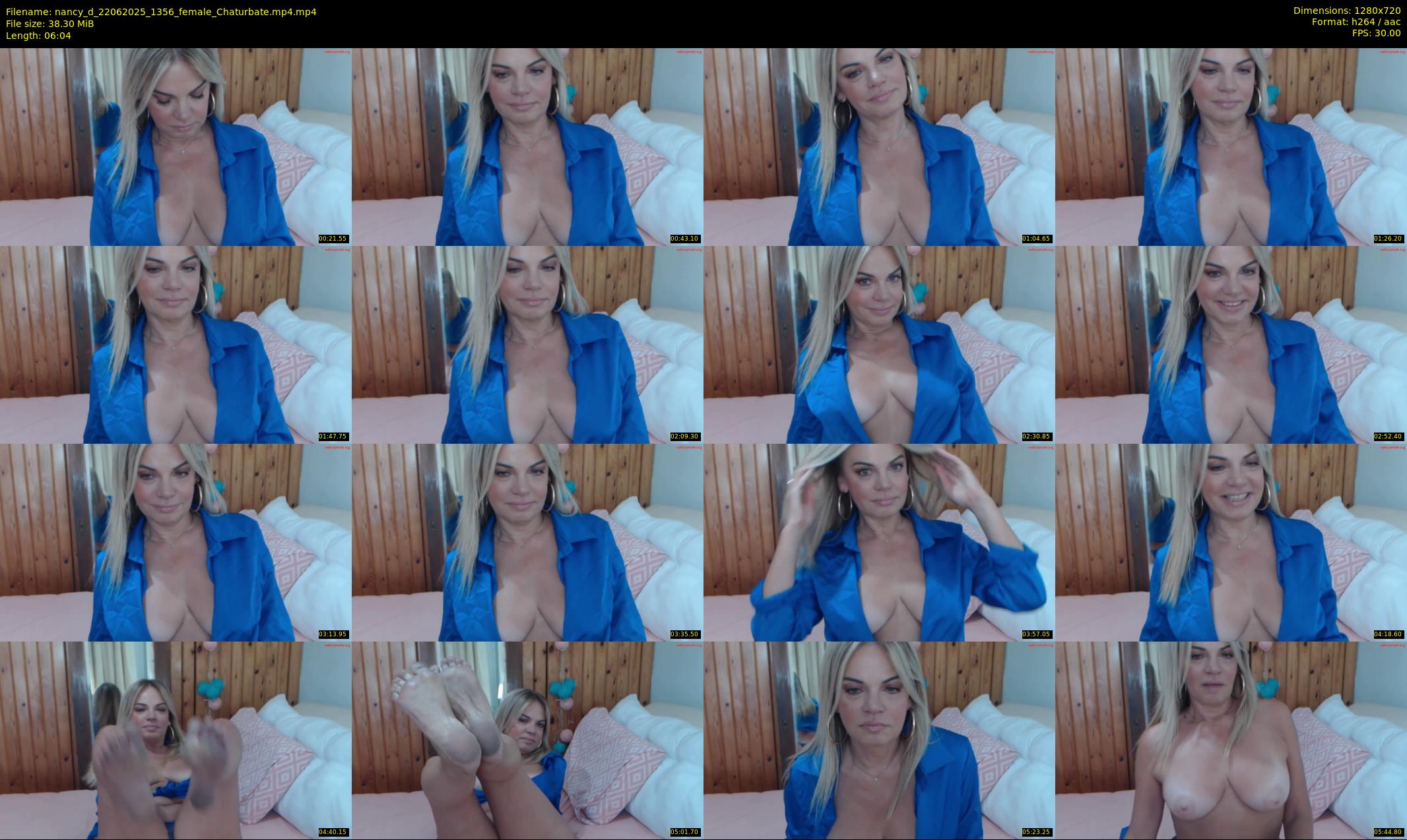 nancy_d — 7 minute Chaturbate female cam show recording, 720p, Jun 22, 2025