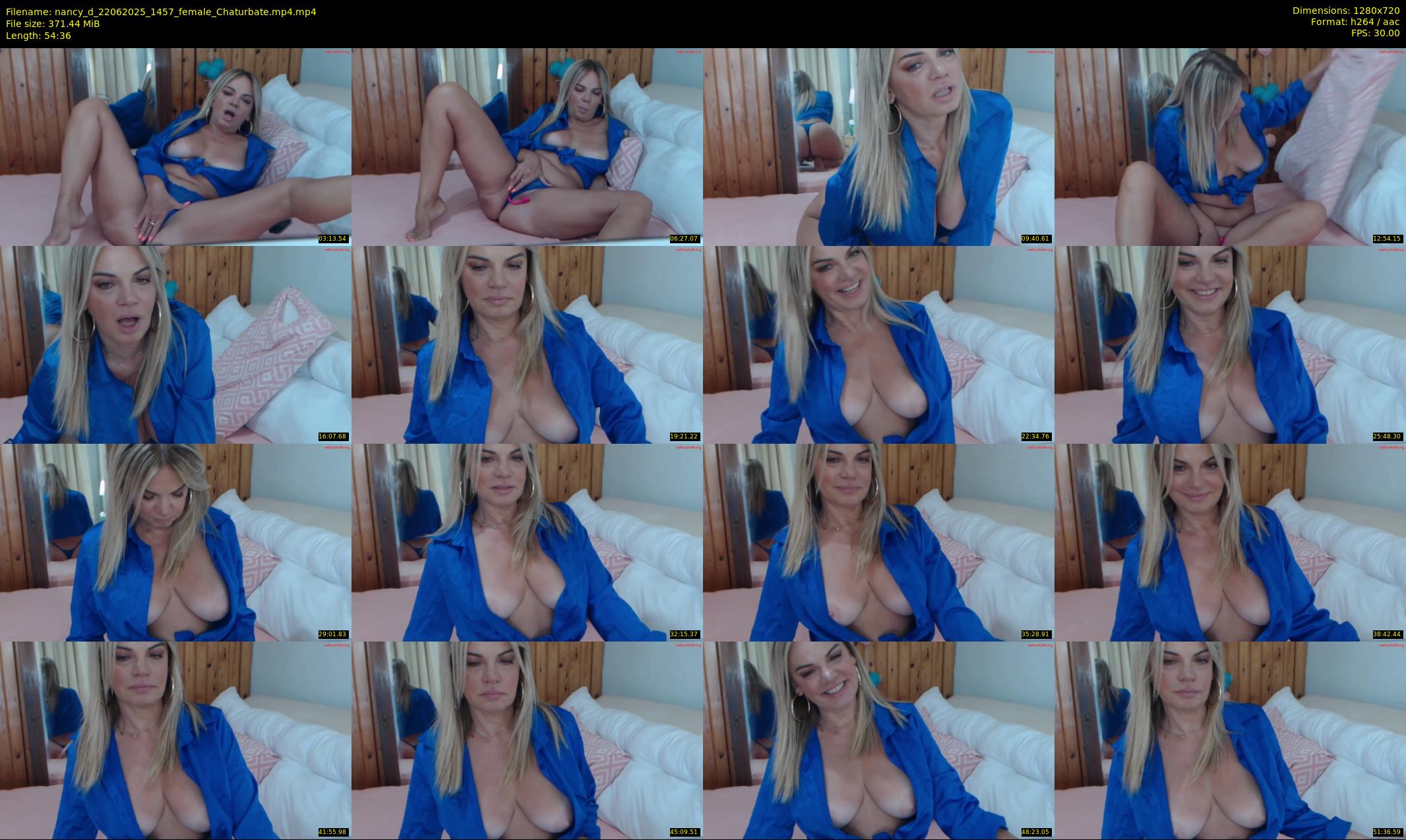 nancy_d — 55 minute Chaturbate female cam show recording, 720p, Jun 22, 2025