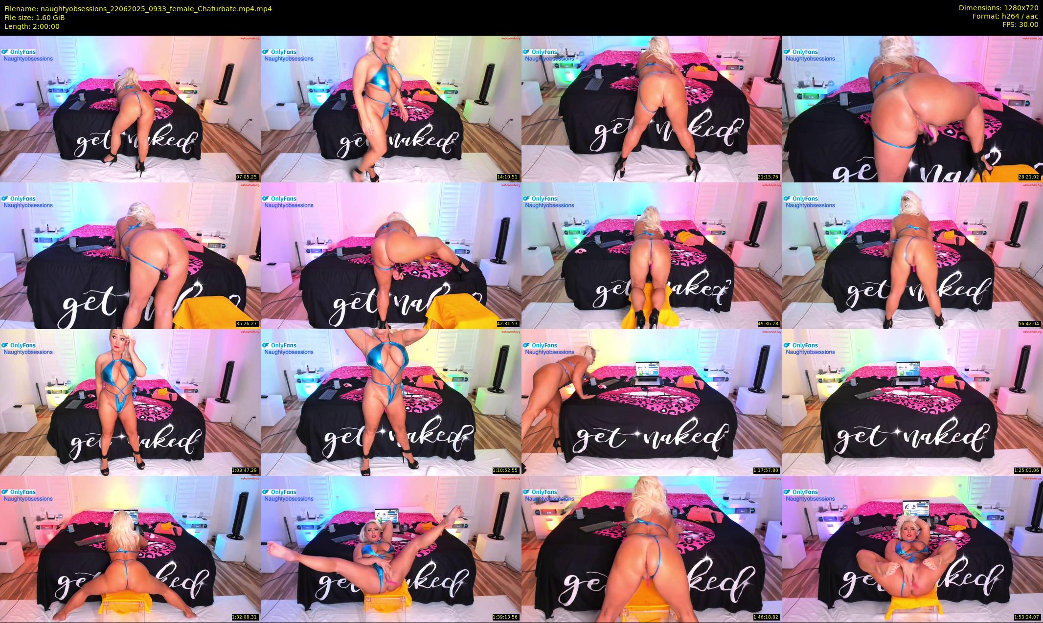 naughtyobsessions — 120 minute Chaturbate female cam show recording, 720p, Jun 22, 2025