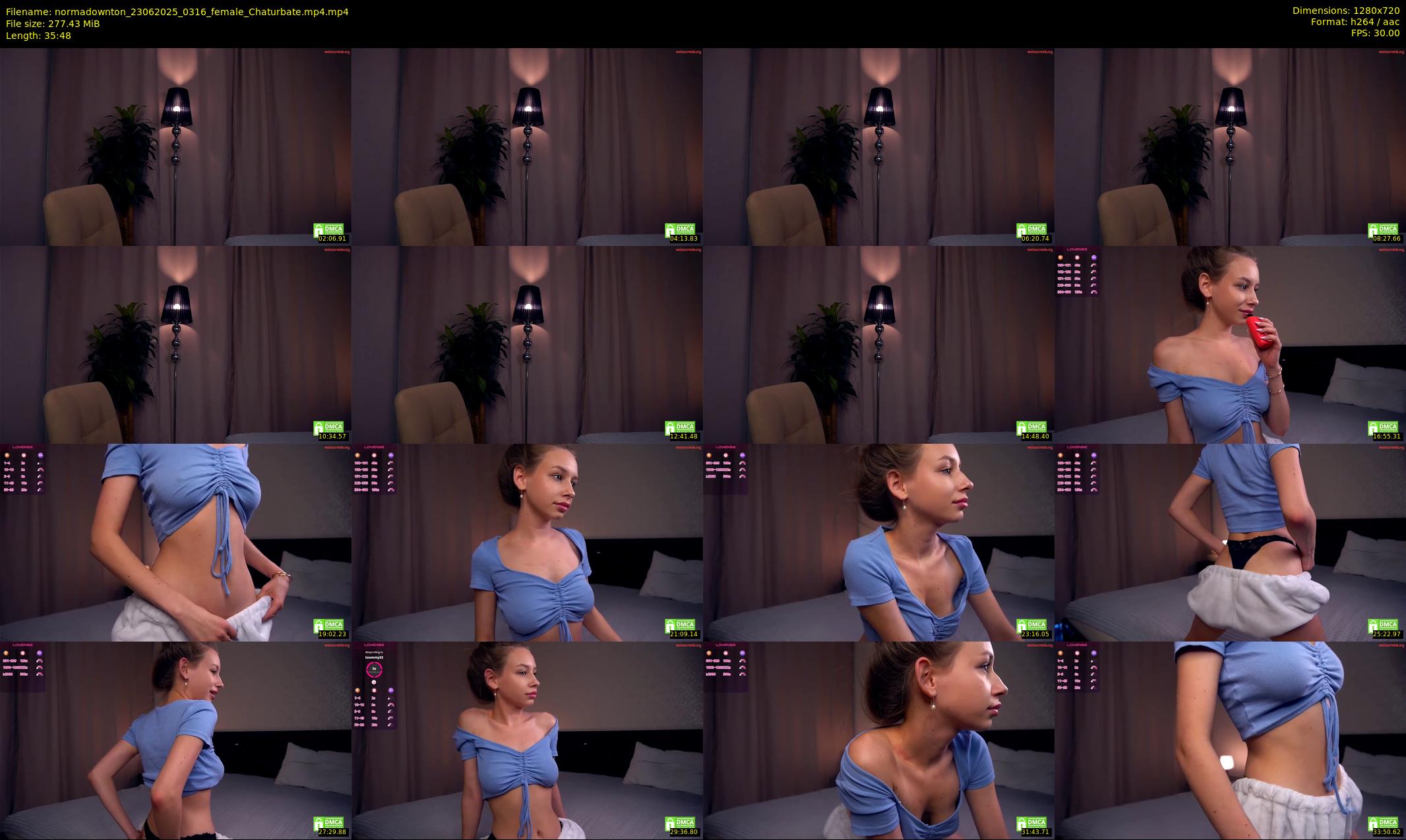 normadownton — 36 minute Chaturbate female cam show recording, 720p, Jun 23, 2025