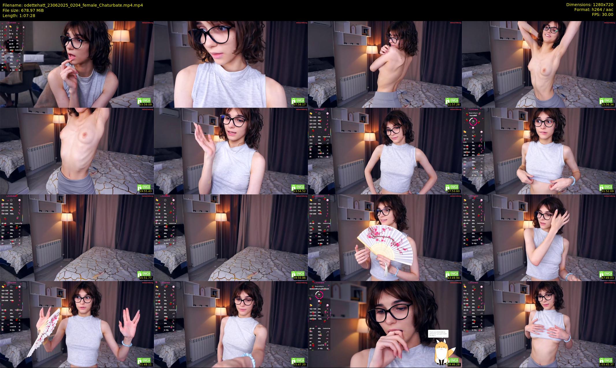 odettehatt — 68 minute Chaturbate female cam show recording, 720p, Jun 23, 2025