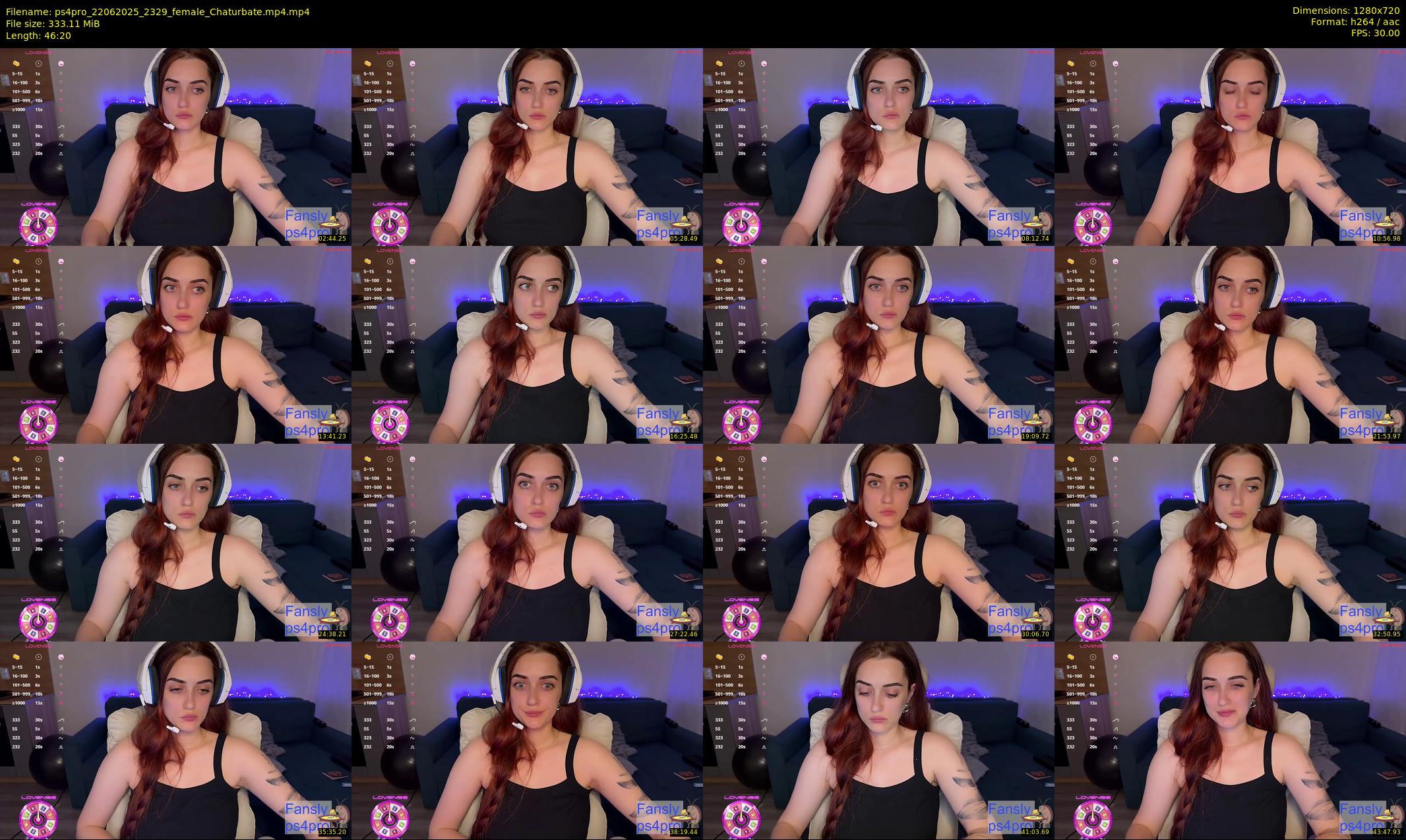 ps4pro — 47 minute Chaturbate female cam show recording, 720p, Jun 22, 2025