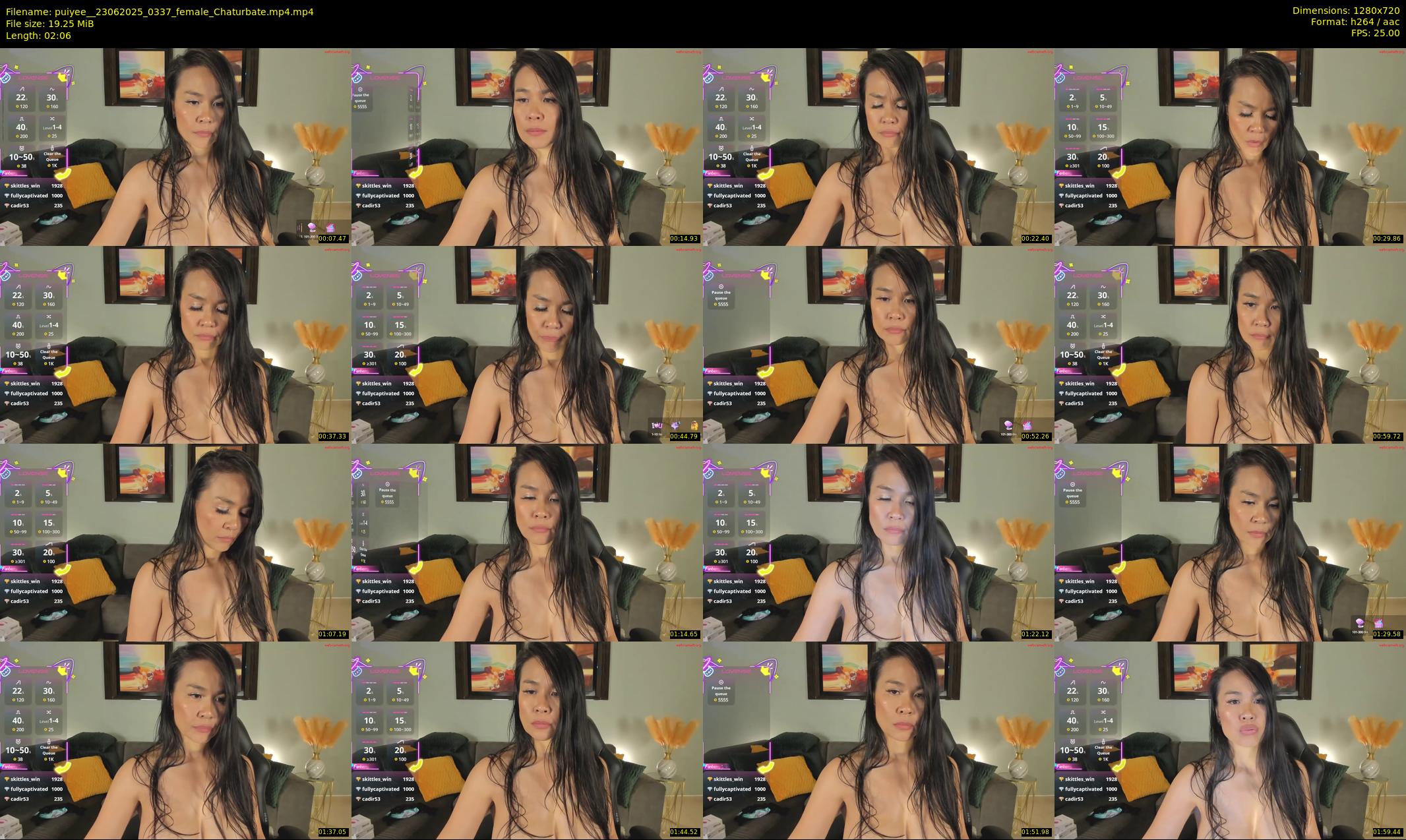 puiyee_ — 3 minute Chaturbate female cam show recording, 720p, Jun 23, 2025