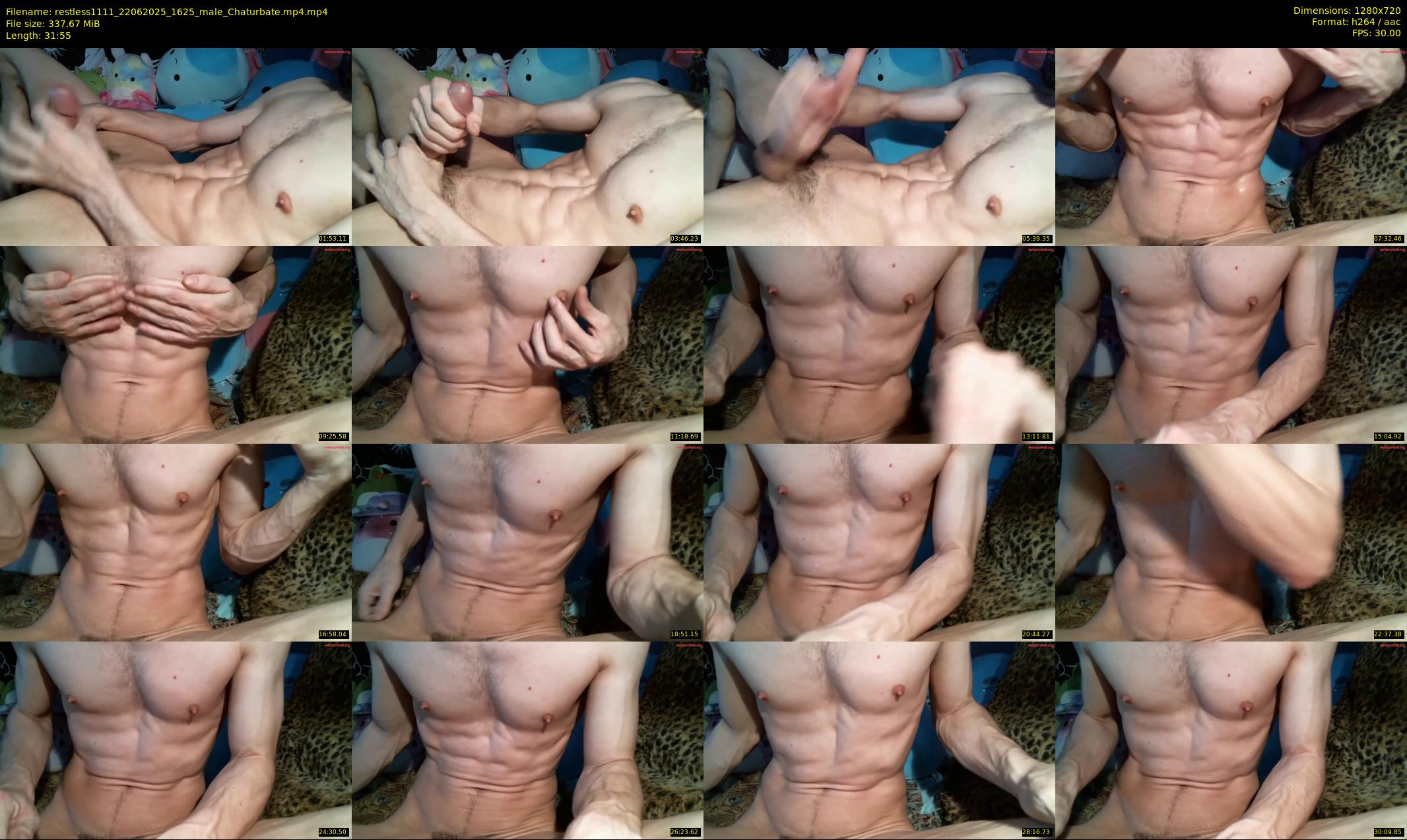 restless1111 — 32 minute Chaturbate male cam show recording, 720p, Jun 22, 2025