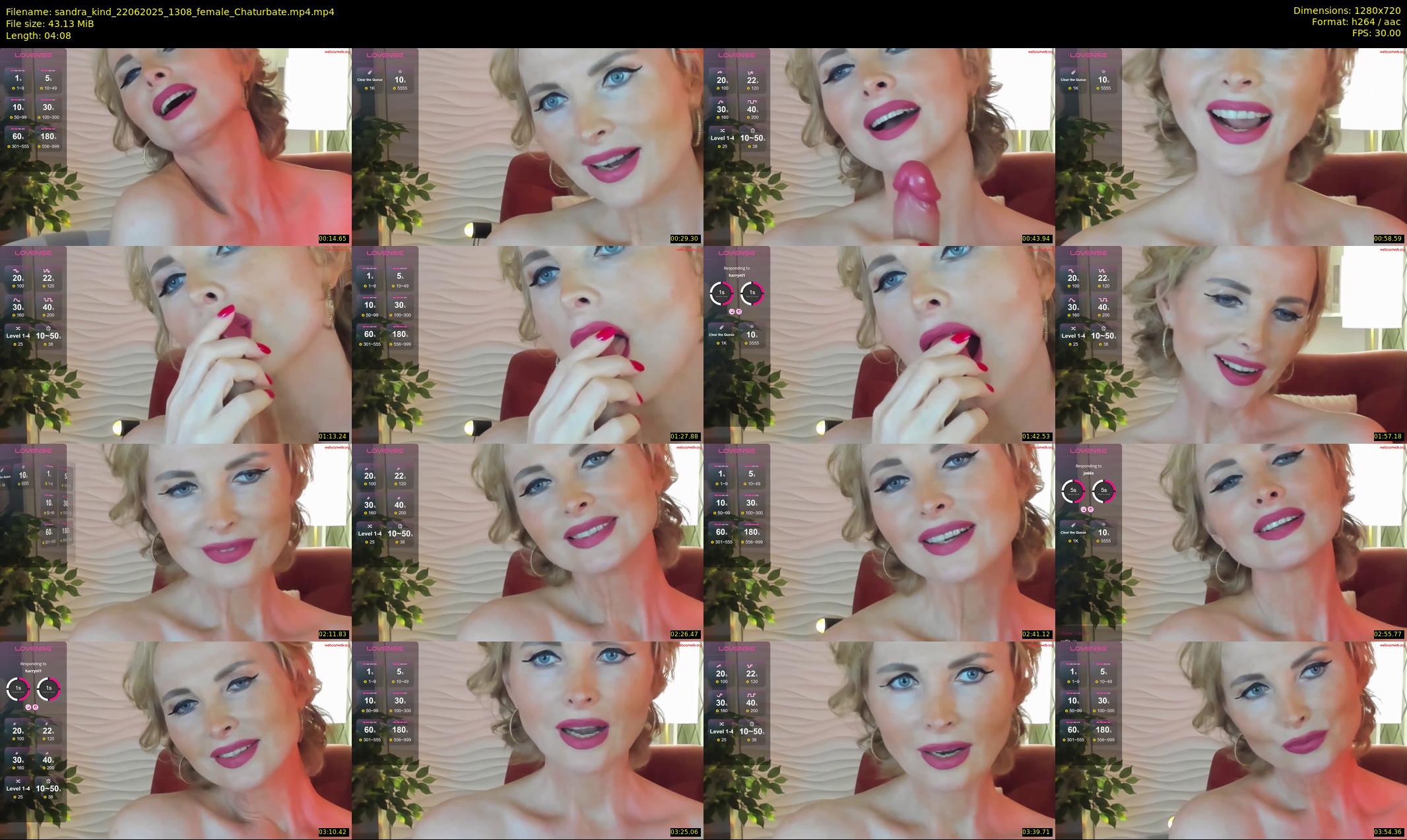 sandra_kind — 5 minute Chaturbate female cam show recording, 720p, Jun 22, 2025