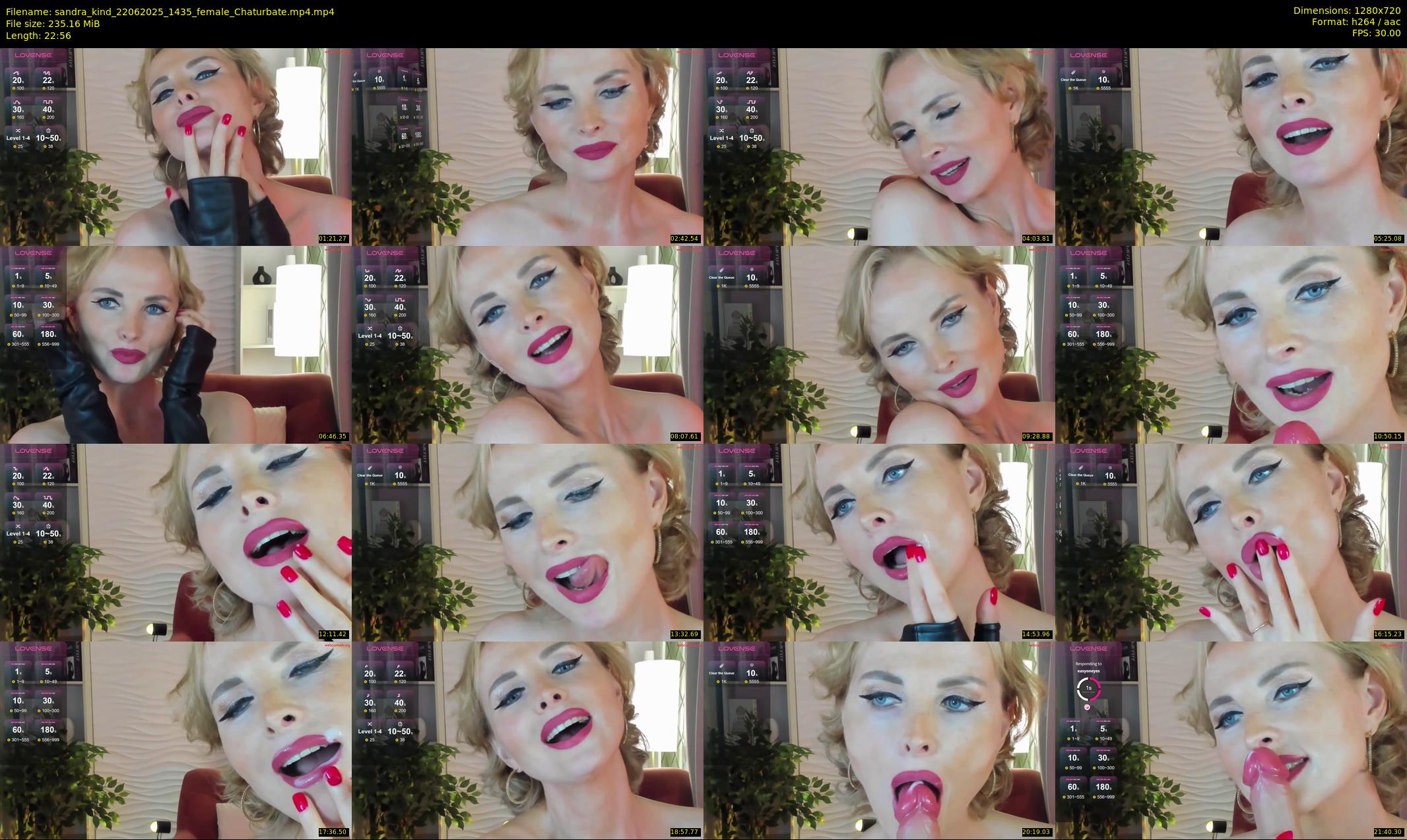 sandra_kind — 23 minute Chaturbate female cam show recording, 720p, Jun 22, 2025
