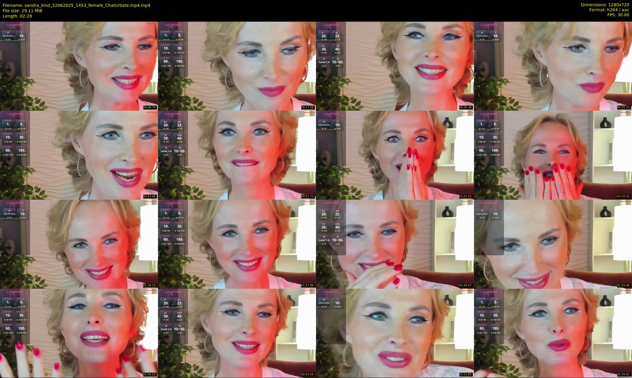 sandra_kind — 3 minute Chaturbate female cam show recording, 720p, Jun 22, 2025