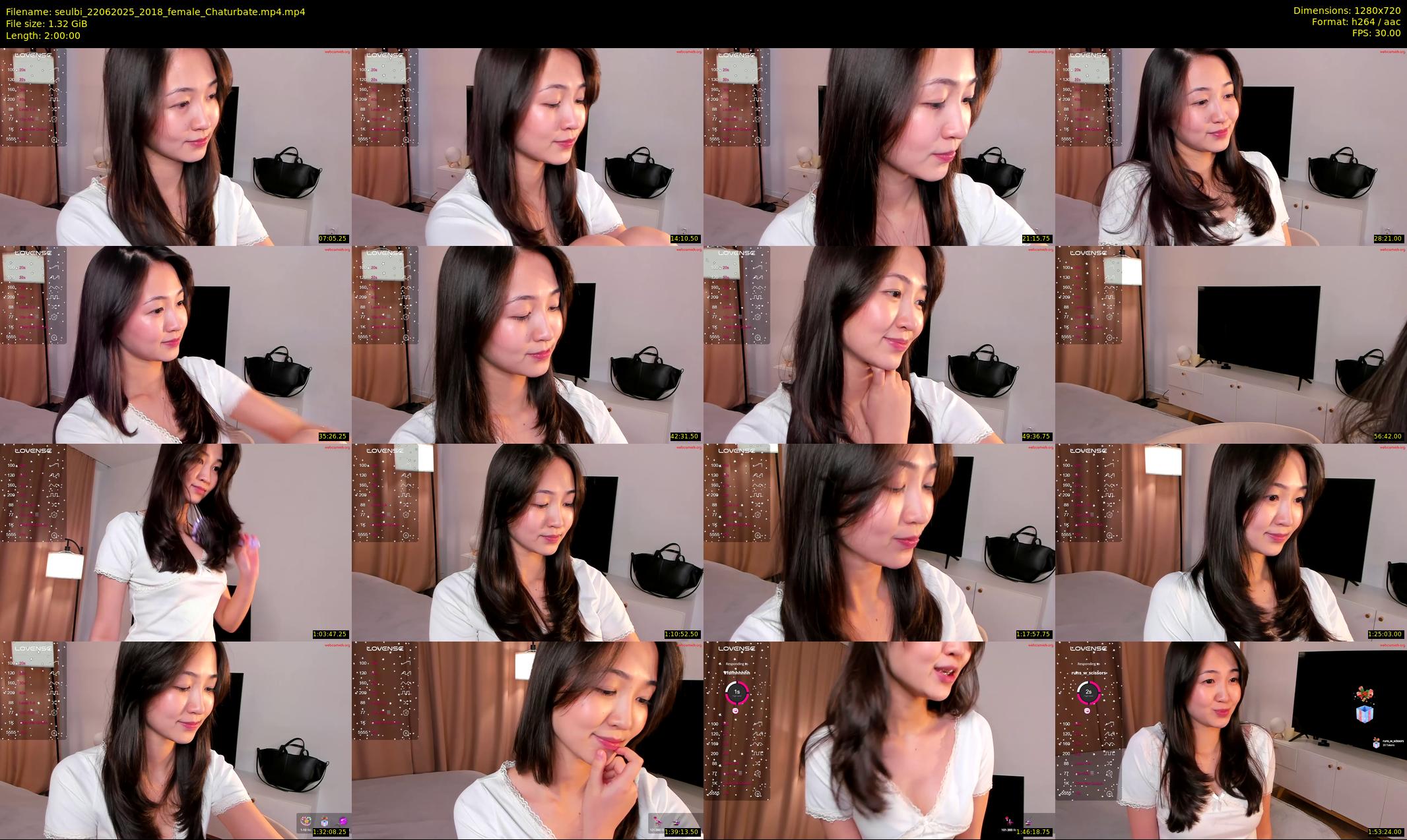 seulbi — 120 minute Chaturbate female cam show recording, 720p, Jun 22, 2025
