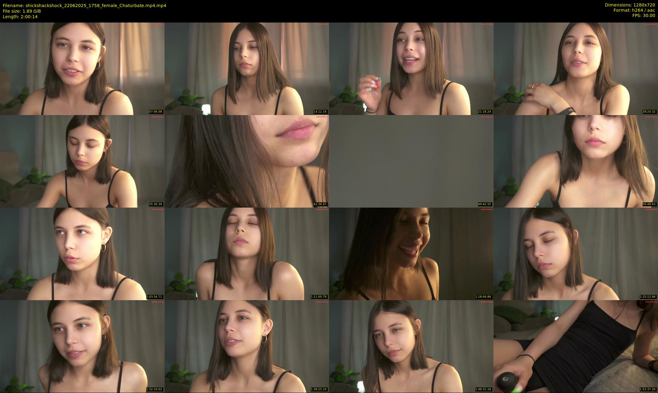 shickshackshock — 121 minute Chaturbate female cam show recording, 720p, Jun 22, 2025