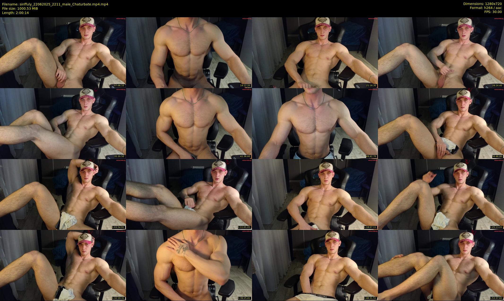 sinffuly — 121 minute Chaturbate male cam show recording, 720p, Jun 22, 2025