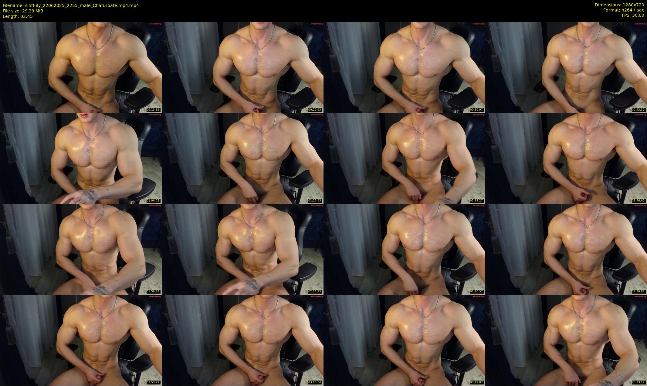 sinffuly — 4 minute Chaturbate male cam show recording, 720p, Jun 22, 2025