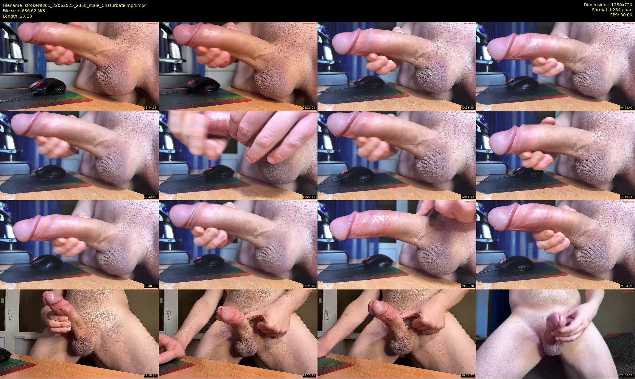 stroker9801 — 30 minute Chaturbate male cam show recording, 720p, Jun 22, 2025