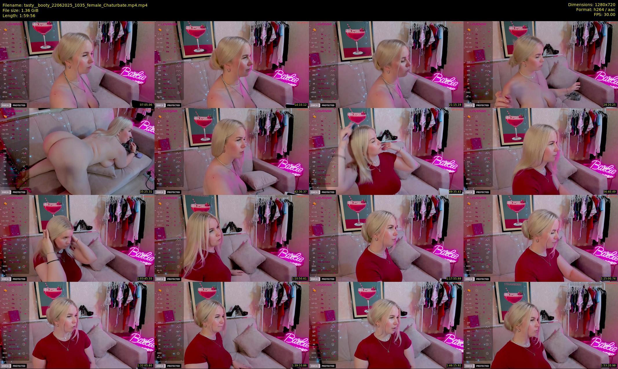 tasty__booty — 120 minute Chaturbate female cam show recording, 720p, Jun 22, 2025