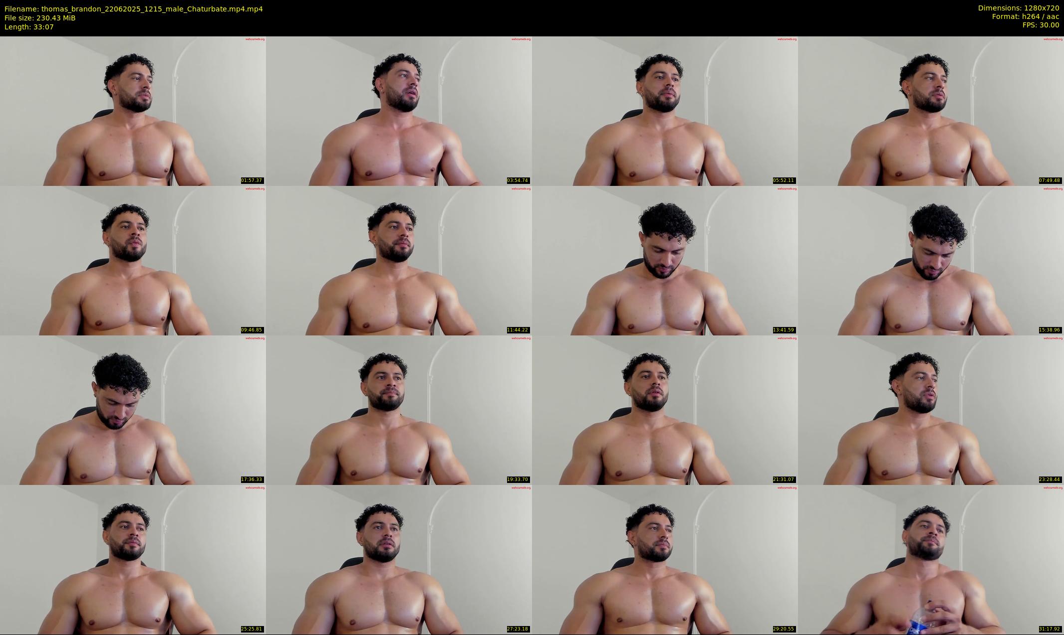 thomas_brandon — 34 minute Chaturbate male cam show recording, 720p, Jun 22, 2025