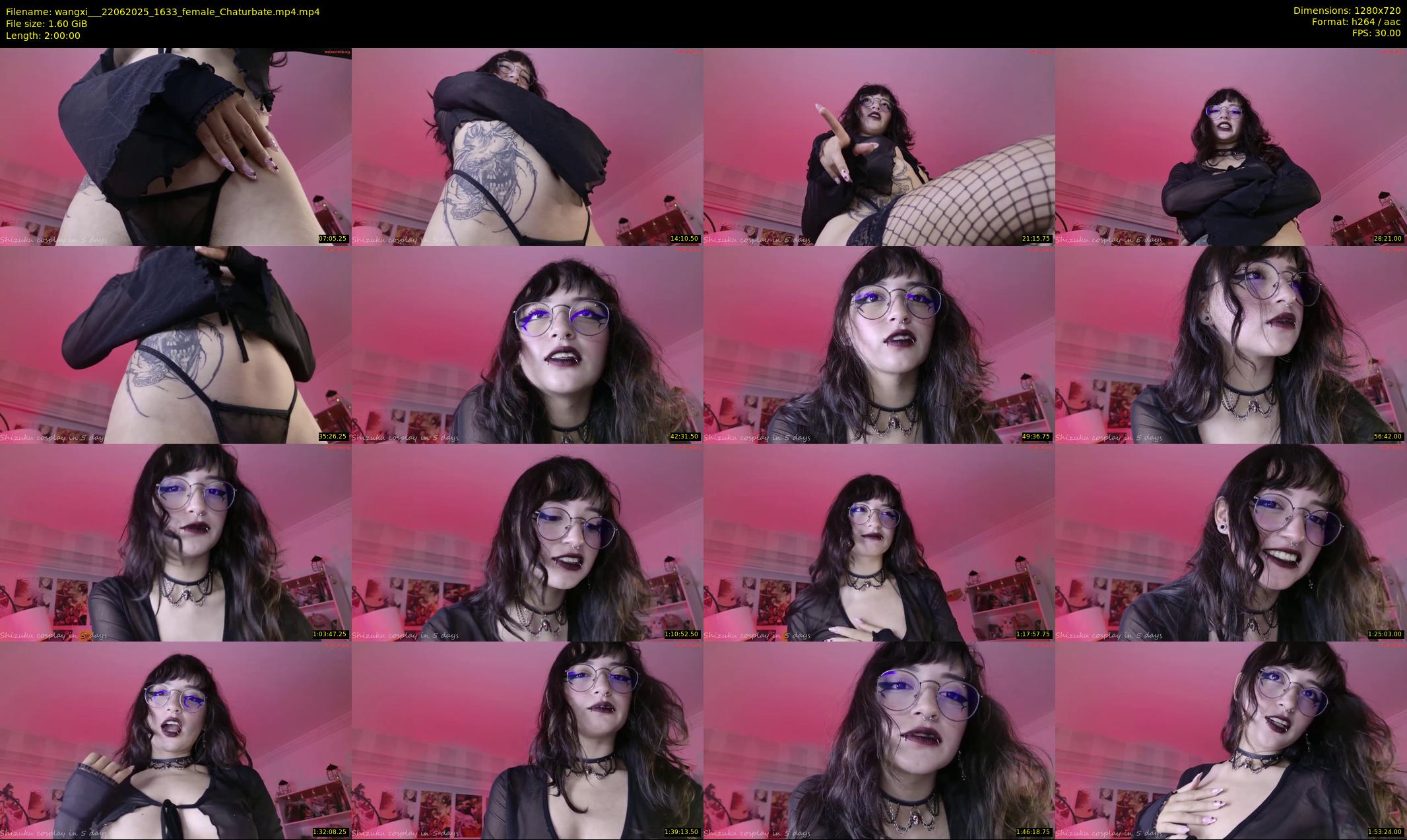 wangxi__ — 120 minute Chaturbate female cam show recording, 720p, Jun 22, 2025