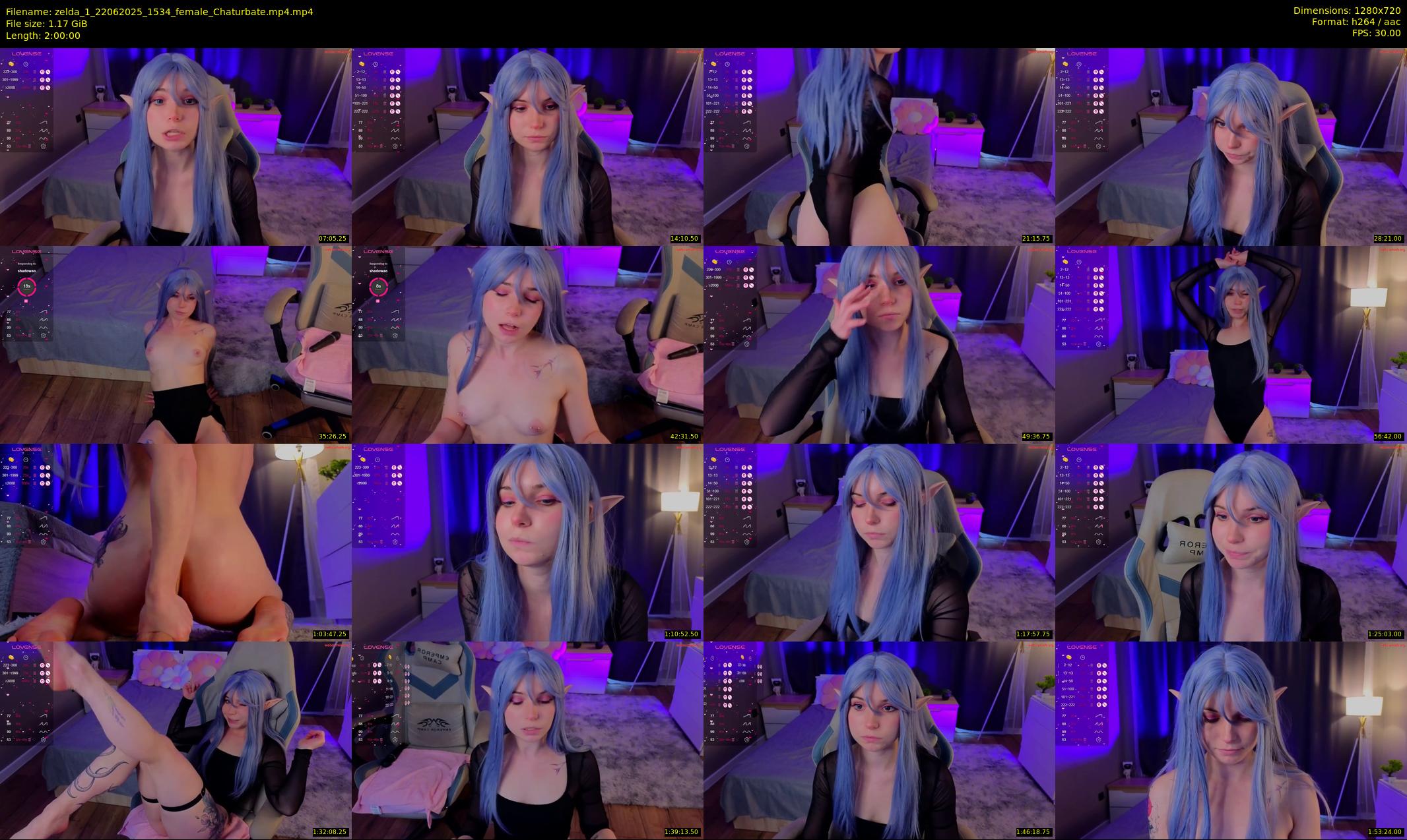 zelda_1 — 120 minute Chaturbate female cam show recording, 720p, Jun 22, 2025