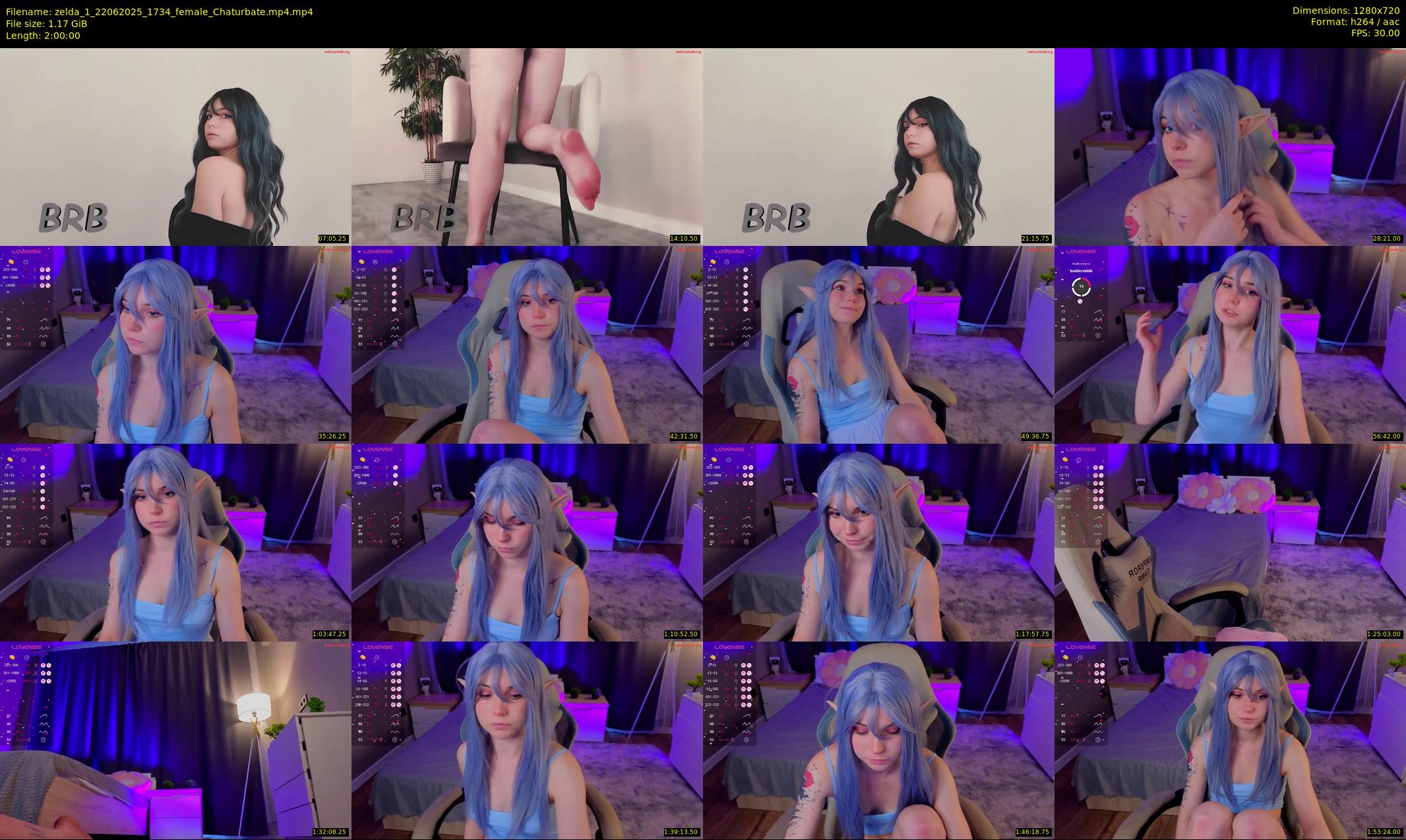 zelda_1 — 120 minute Chaturbate female cam show recording, 720p, Jun 22, 2025