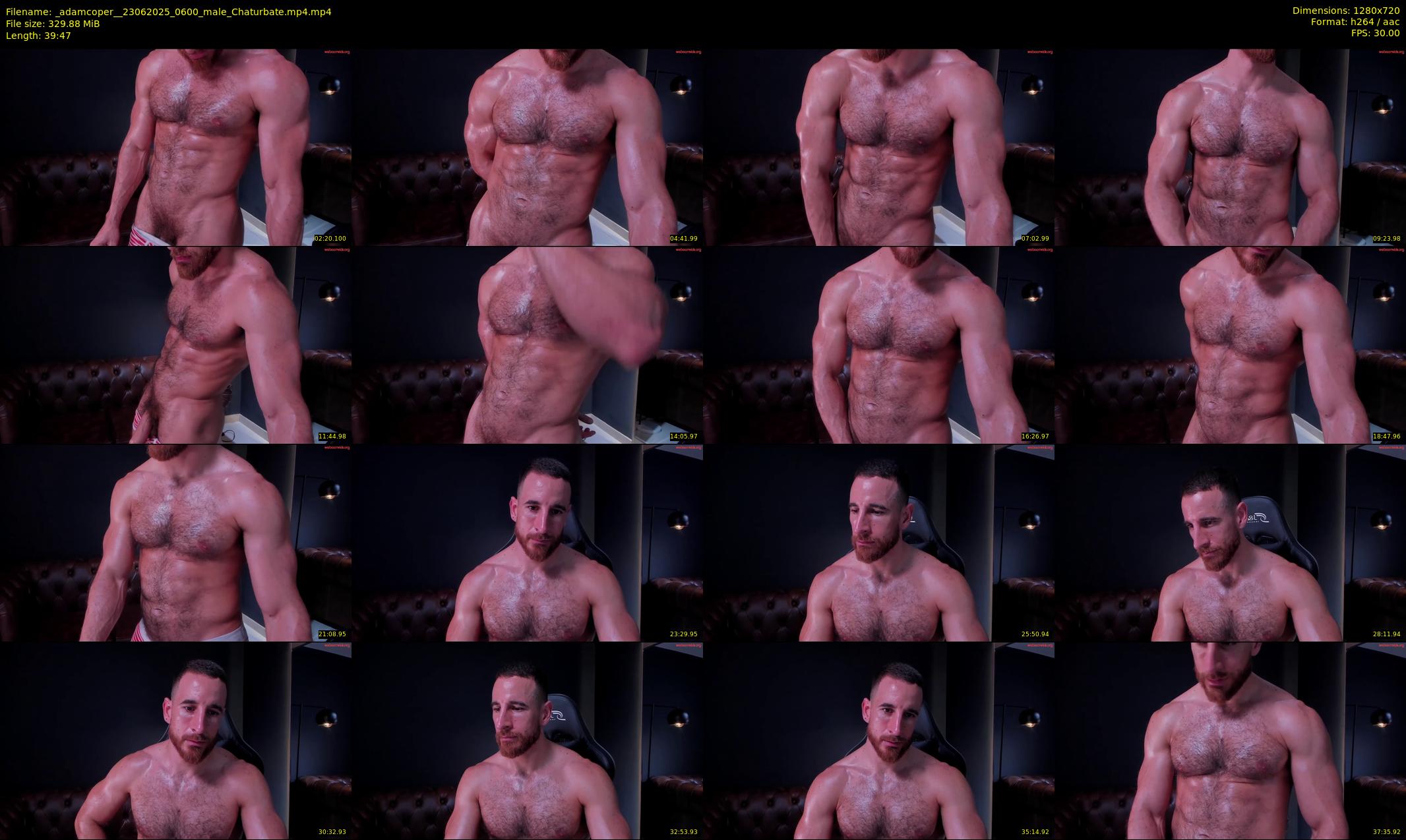 _adamcoper_ — 40 minute Chaturbate male cam show recording, 720p, Jun 23, 2025