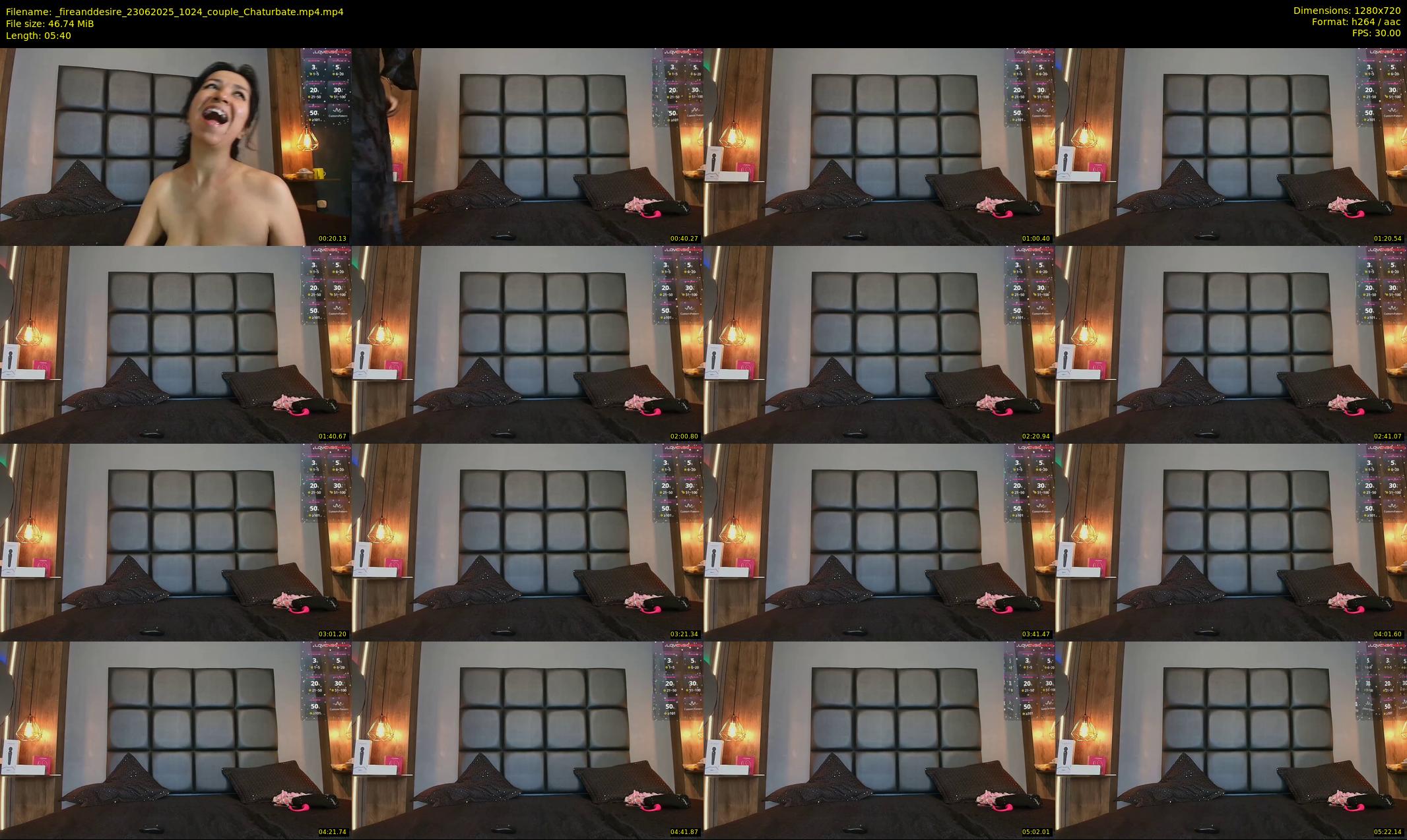 _fireanddesire — 6 minute Chaturbate couple cam show recording, 720p, Jun 23, 2025