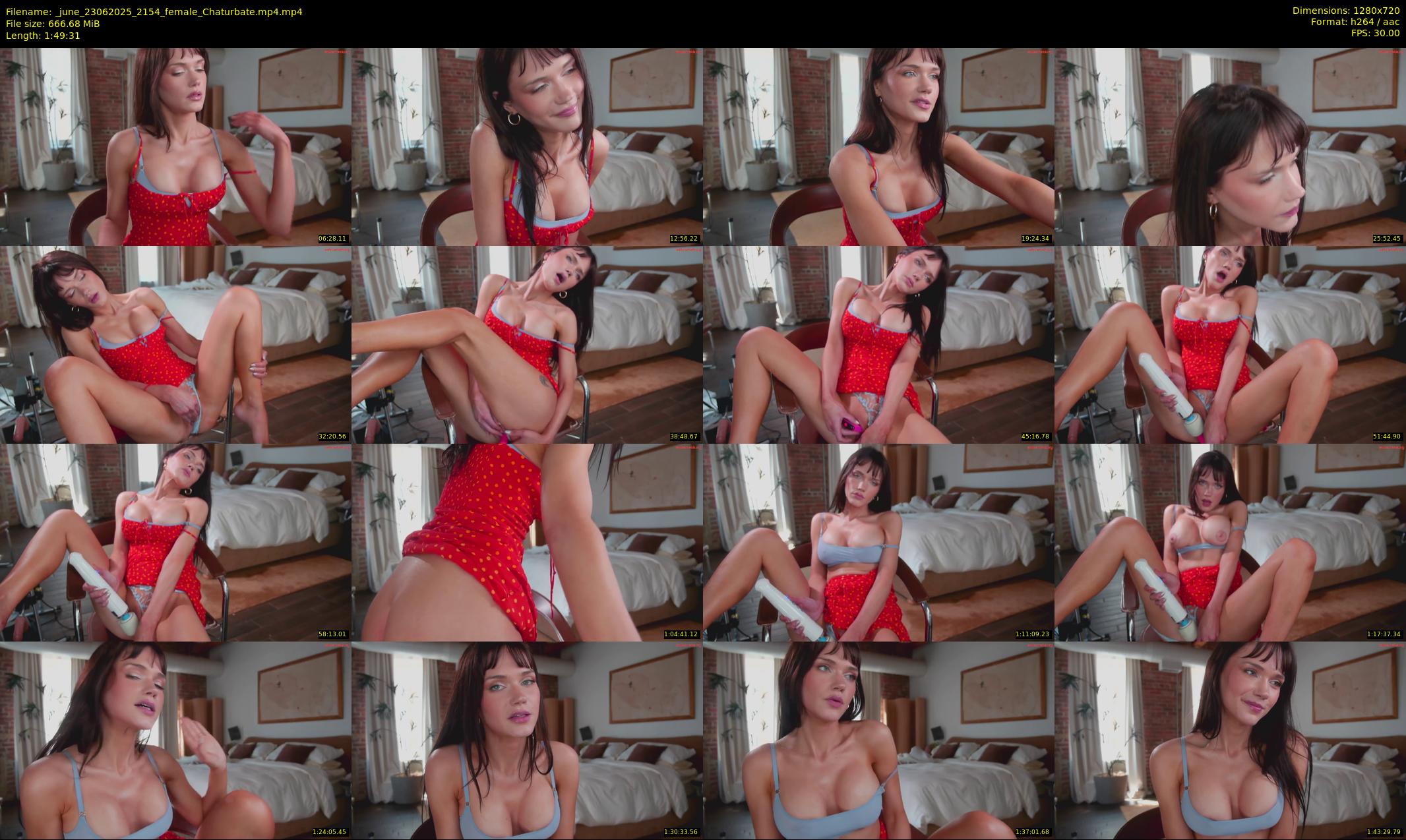 _june — 110 minute Chaturbate female cam show recording, 720p, Jun 23, 2025