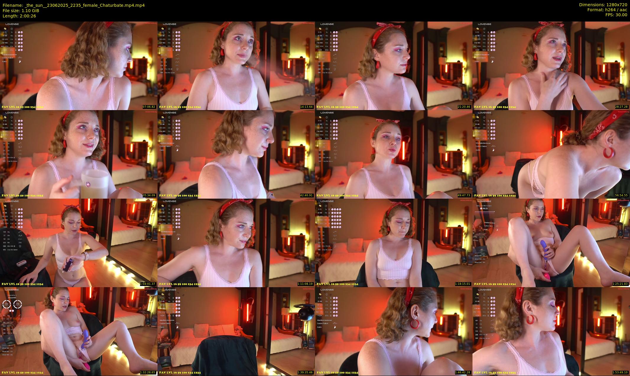 _the_sun_ — 121 minute Chaturbate female cam show recording, 720p, Jun 23, 2025