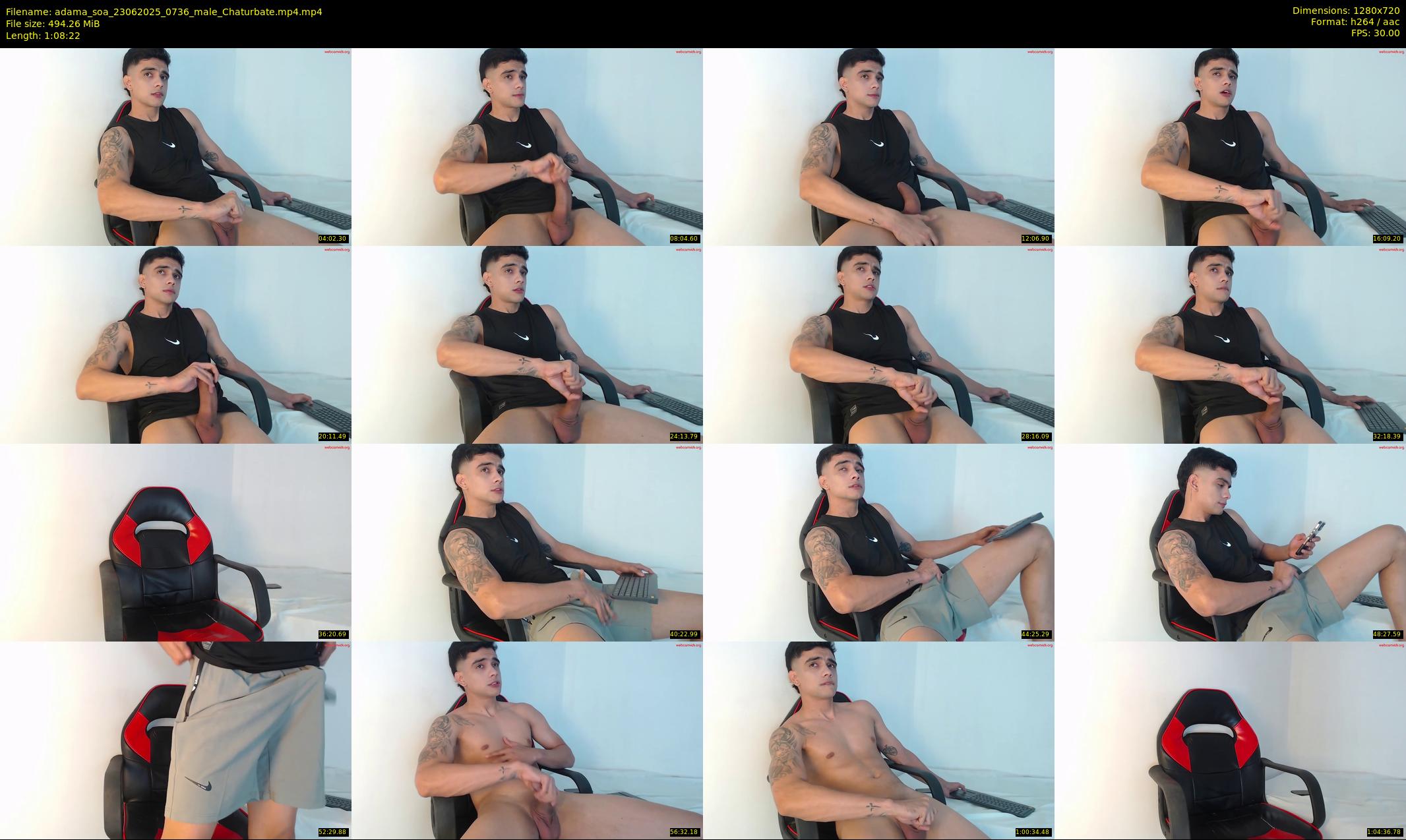 adama_soa — 69 minute Chaturbate male cam show recording, 720p, Jun 23, 2025