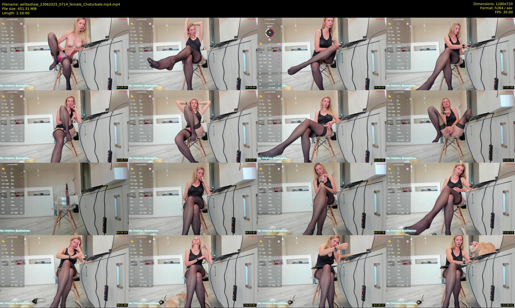 aelitashaw — 76 minute Chaturbate female cam show recording, 720p, Jun 23, 2025