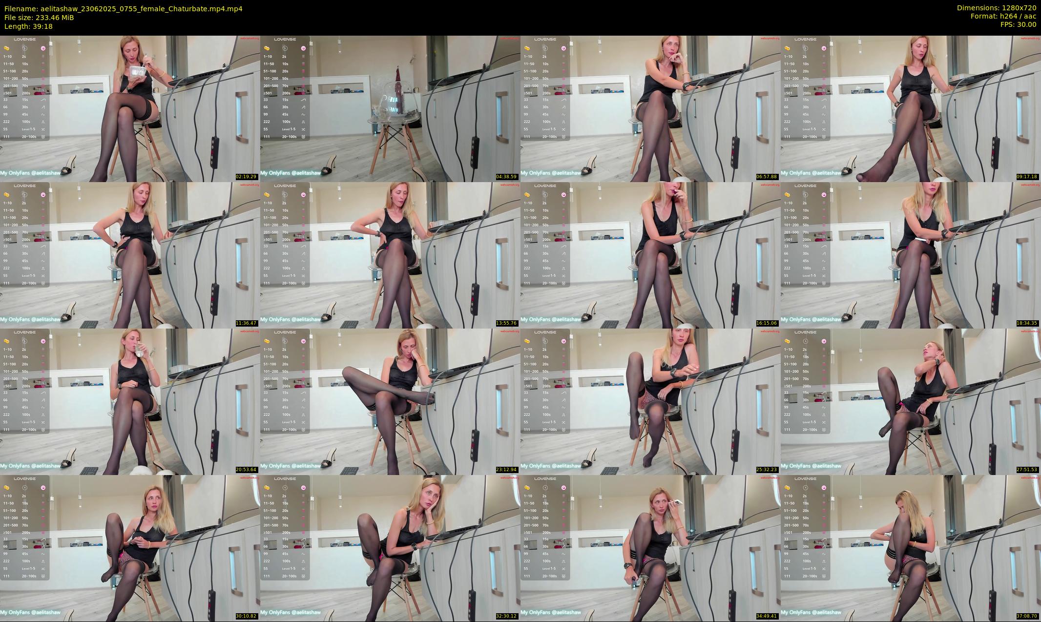 aelitashaw — 40 minute Chaturbate female cam show recording, 720p, Jun 23, 2025