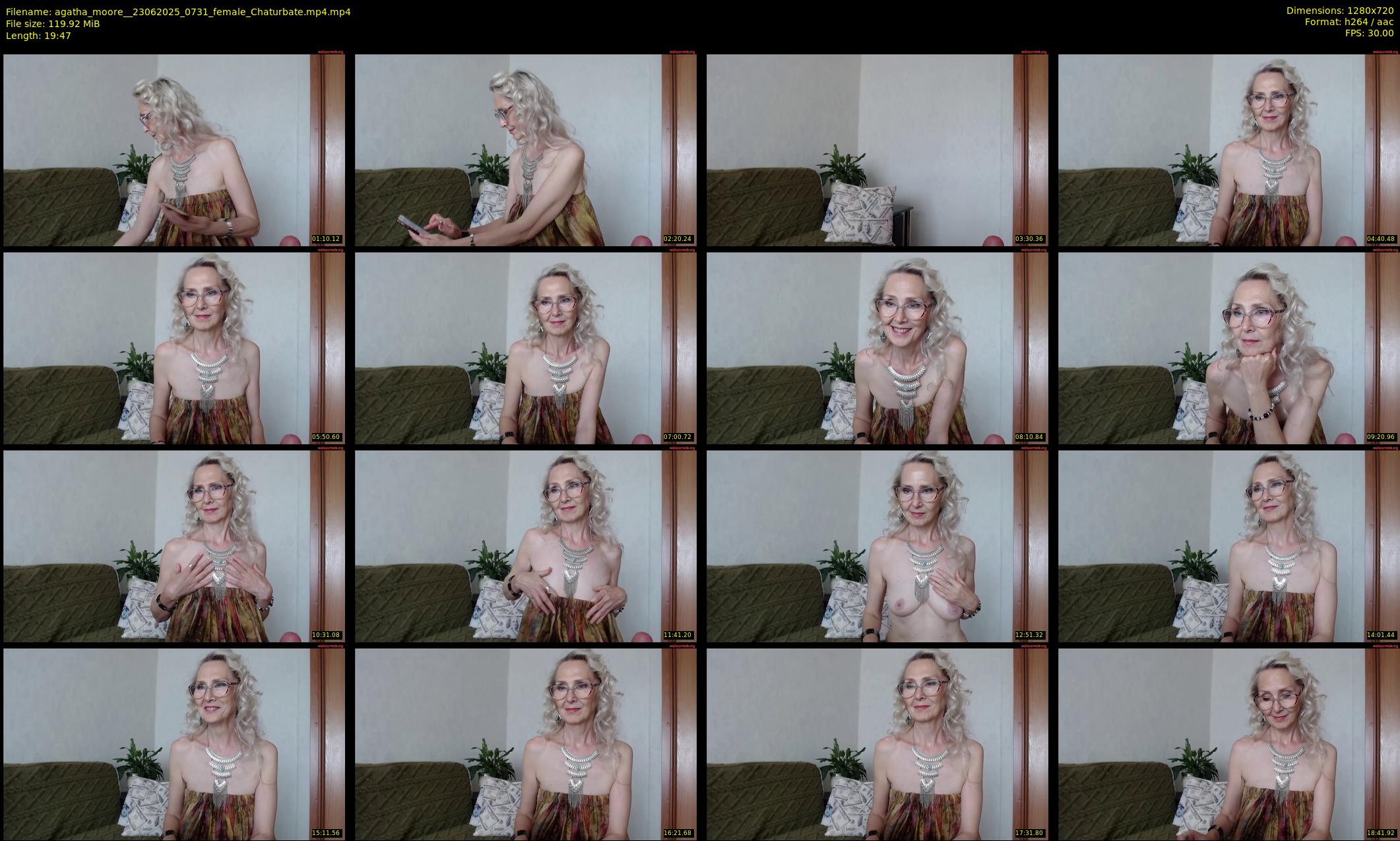 agatha_moore_ — 20 minute Chaturbate female cam show recording, 720p, Jun 23, 2025