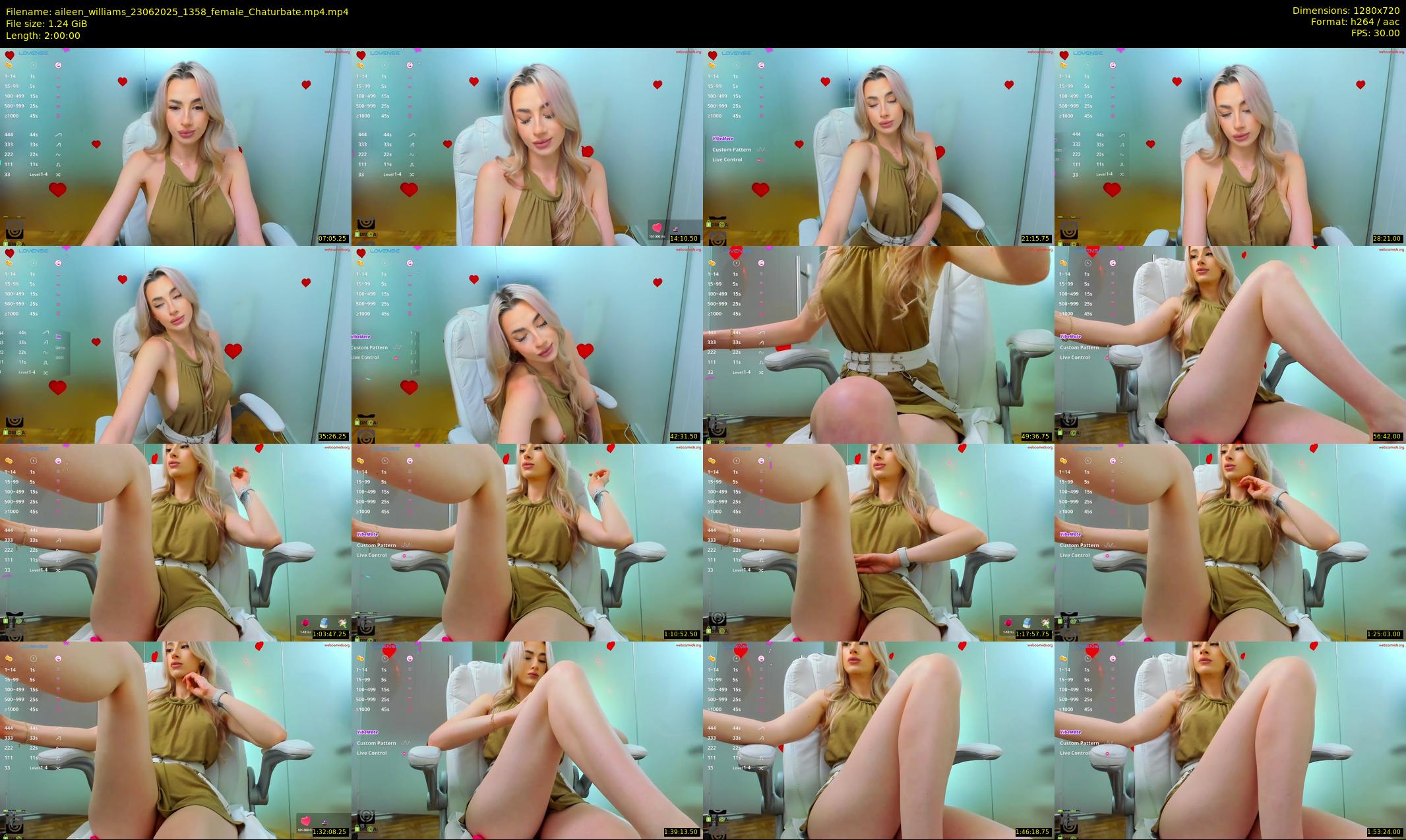 aileen_williams — 120 minute Chaturbate female cam show recording, 720p, Jun 23, 2025