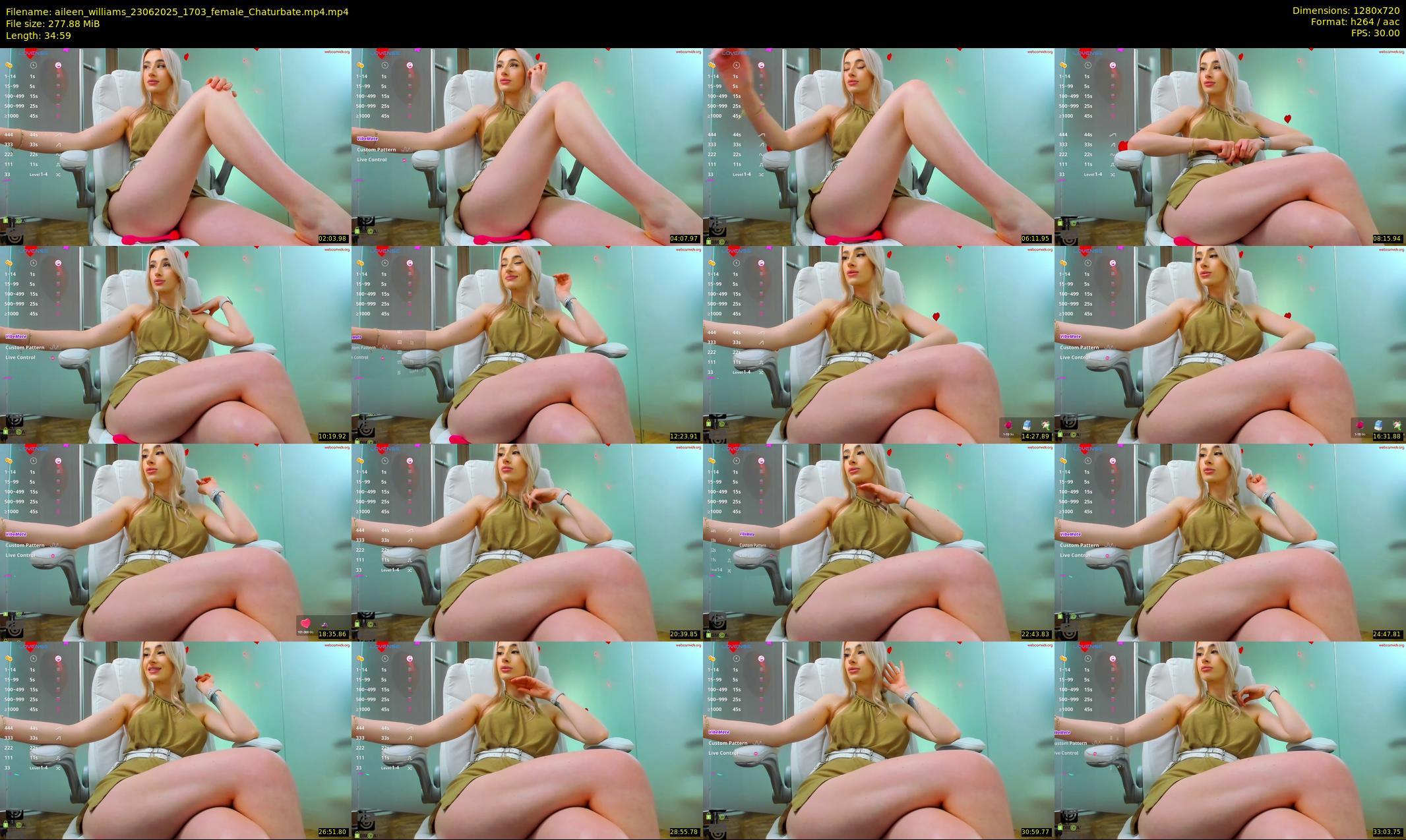 aileen_williams — 35 minute Chaturbate female cam show recording, 720p, Jun 23, 2025