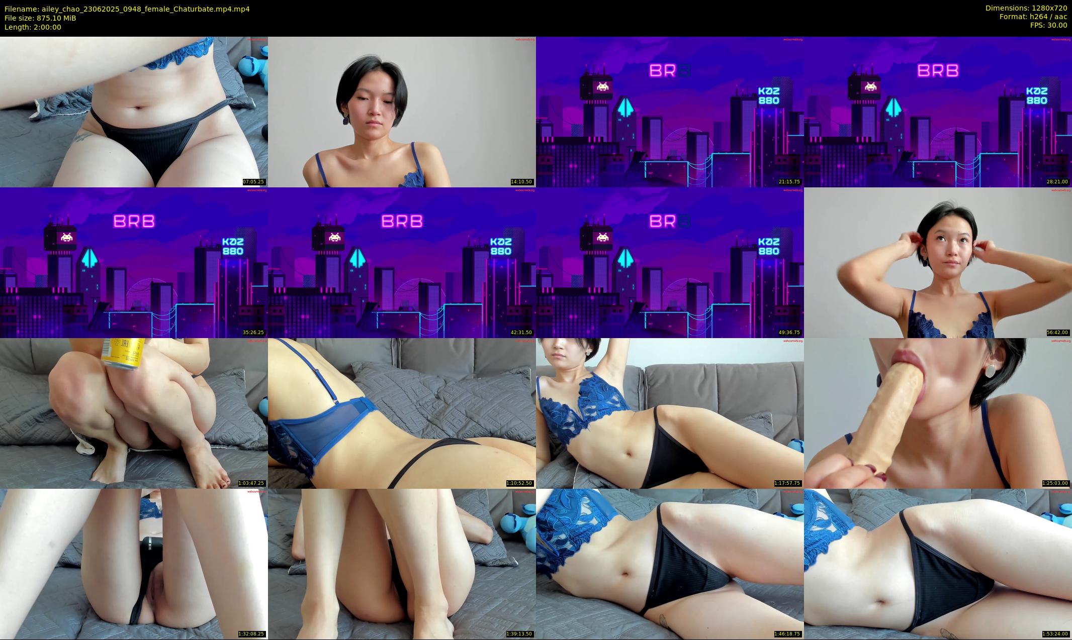 ailey_chao — 120 minute Chaturbate female cam show recording, 720p, Jun 23, 2025