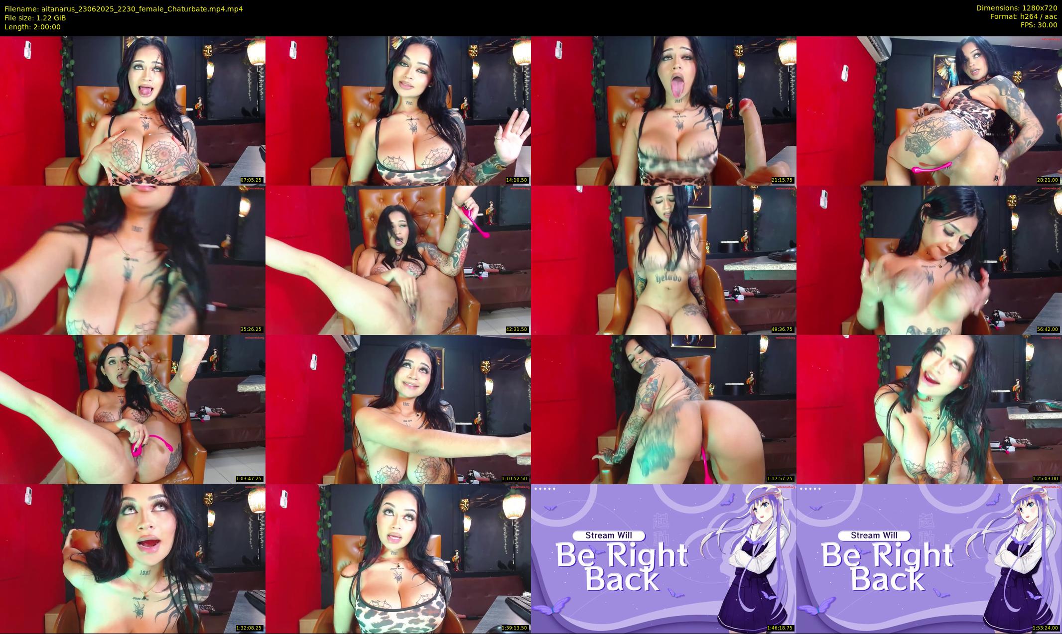 aitanarus — 120 minute Chaturbate female cam show recording, 720p, Jun 23, 2025