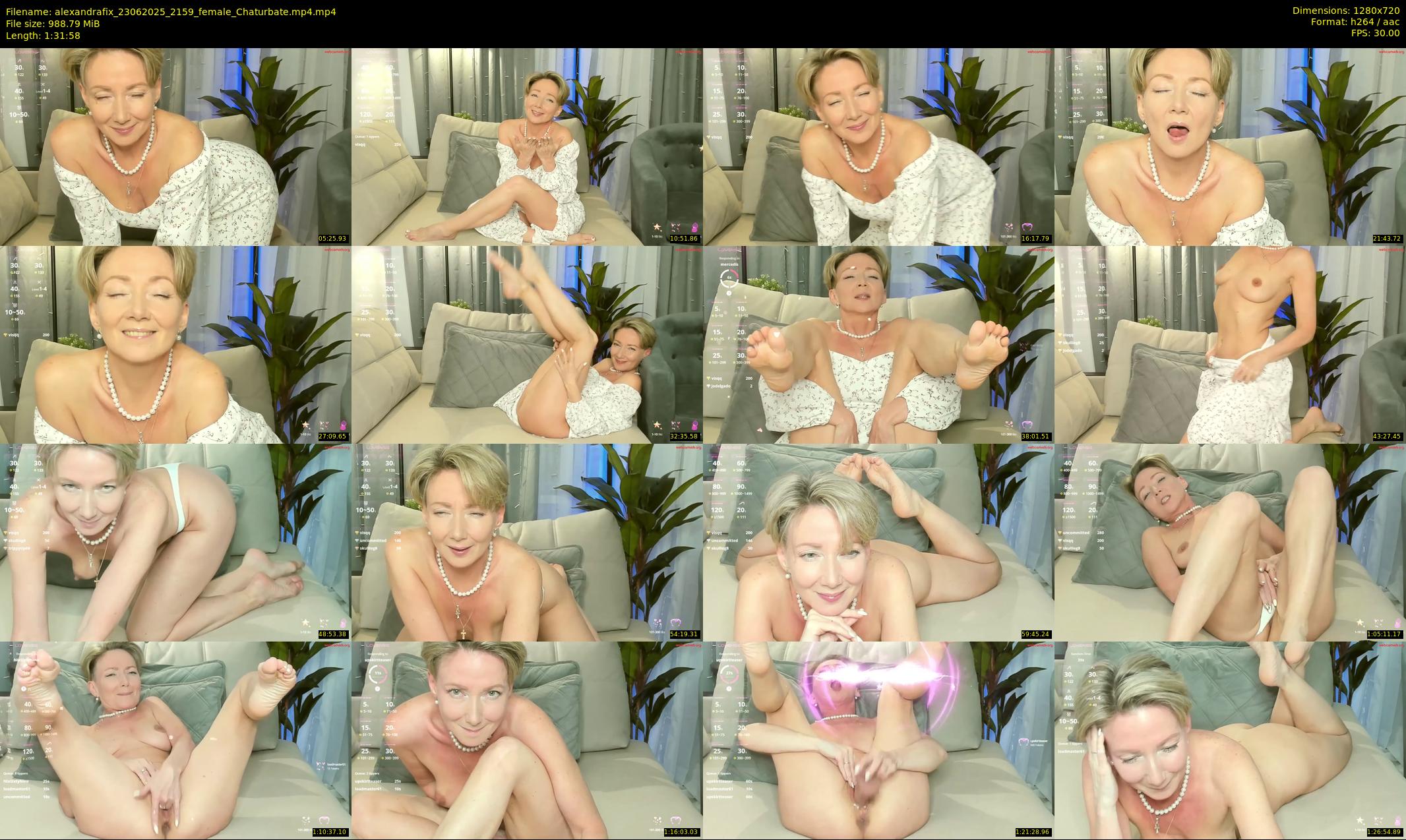 alexandrafix — 92 minute Chaturbate female cam show recording, 720p, Jun 23, 2025