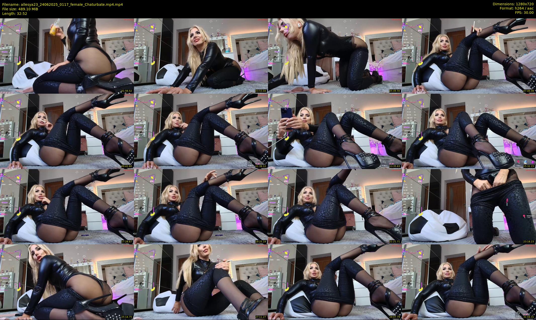 allesya23 — 33 minute Chaturbate female cam show recording, 720p, Jun 24, 2025
