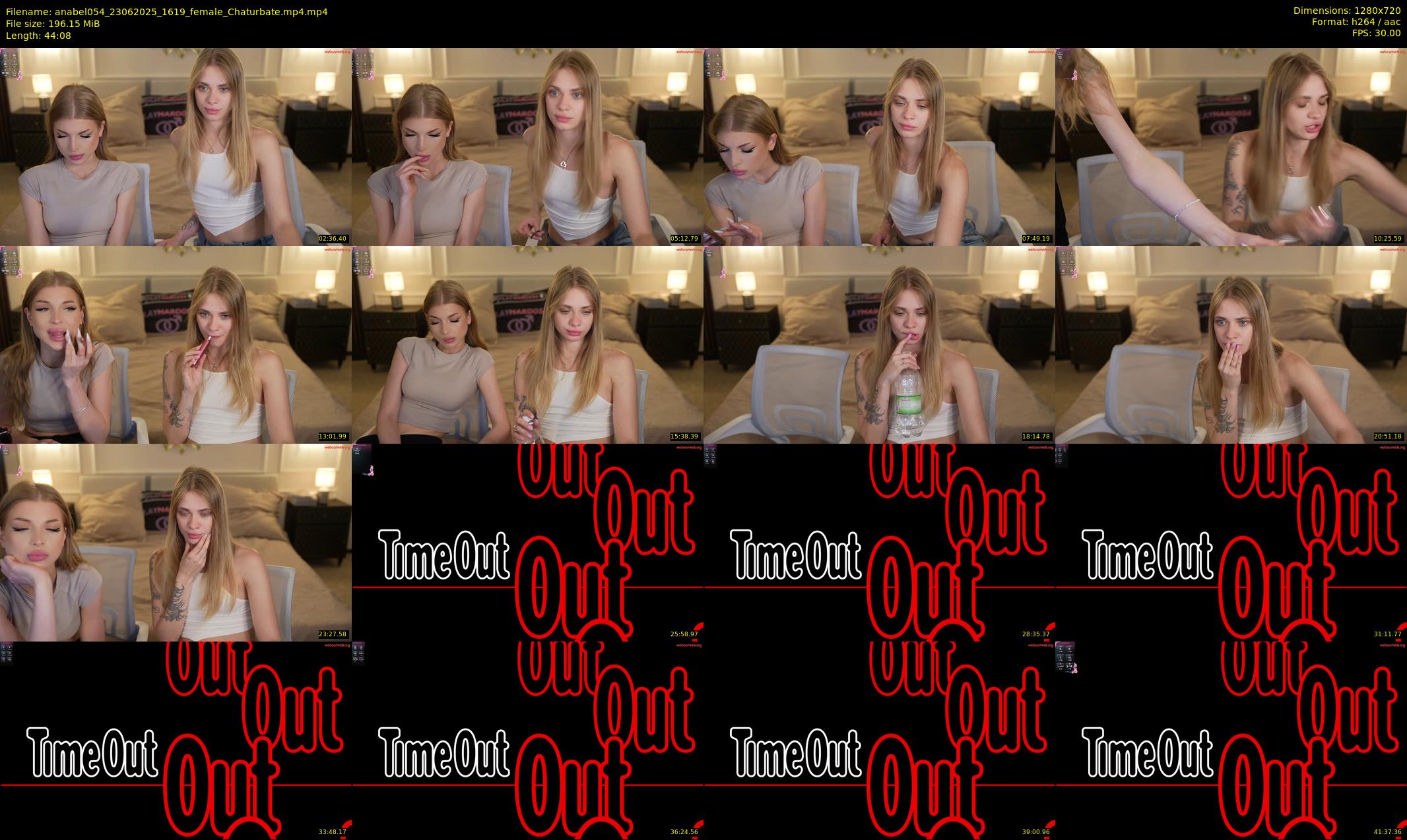 anabel054 — 45 minute Chaturbate female cam show recording, 720p, Jun 23, 2025