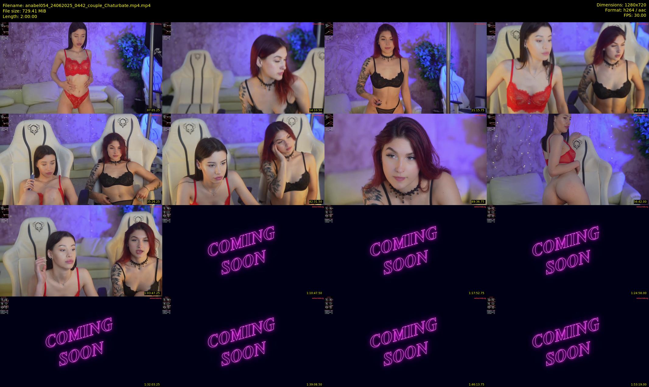 anabel054 — 120 minute Chaturbate female cam show recording, 720p, Jun 24, 2025
