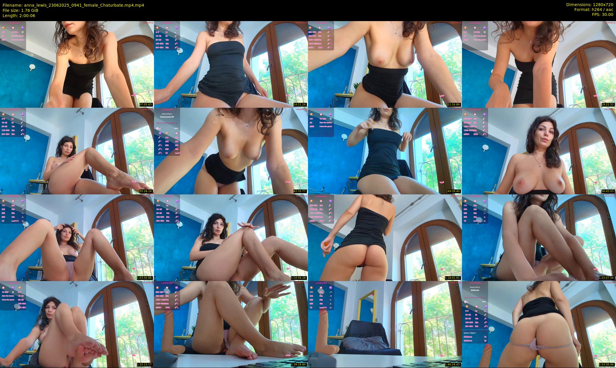 anna_lewis — 121 minute Chaturbate female cam show recording, 720p, Jun 23, 2025