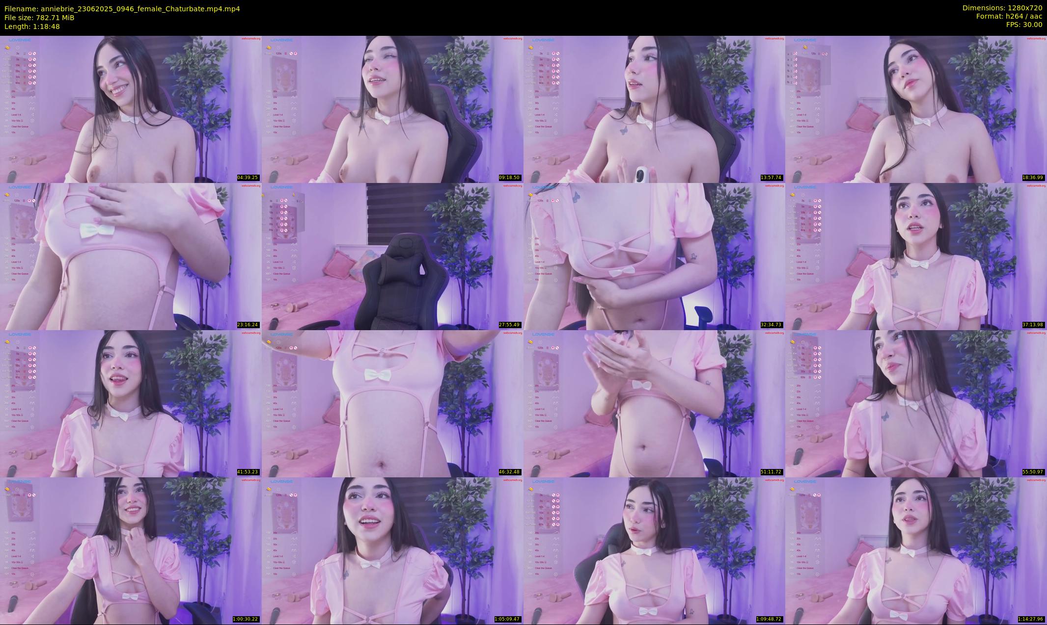 anniebrie — 79 minute Chaturbate female cam show recording, 720p, Jun 23, 2025