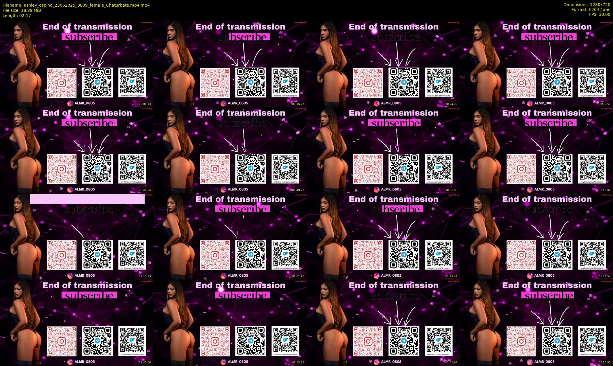 ashley_ospino — 3 minute Chaturbate couple cam show recording, 720p, Jun 23, 2025