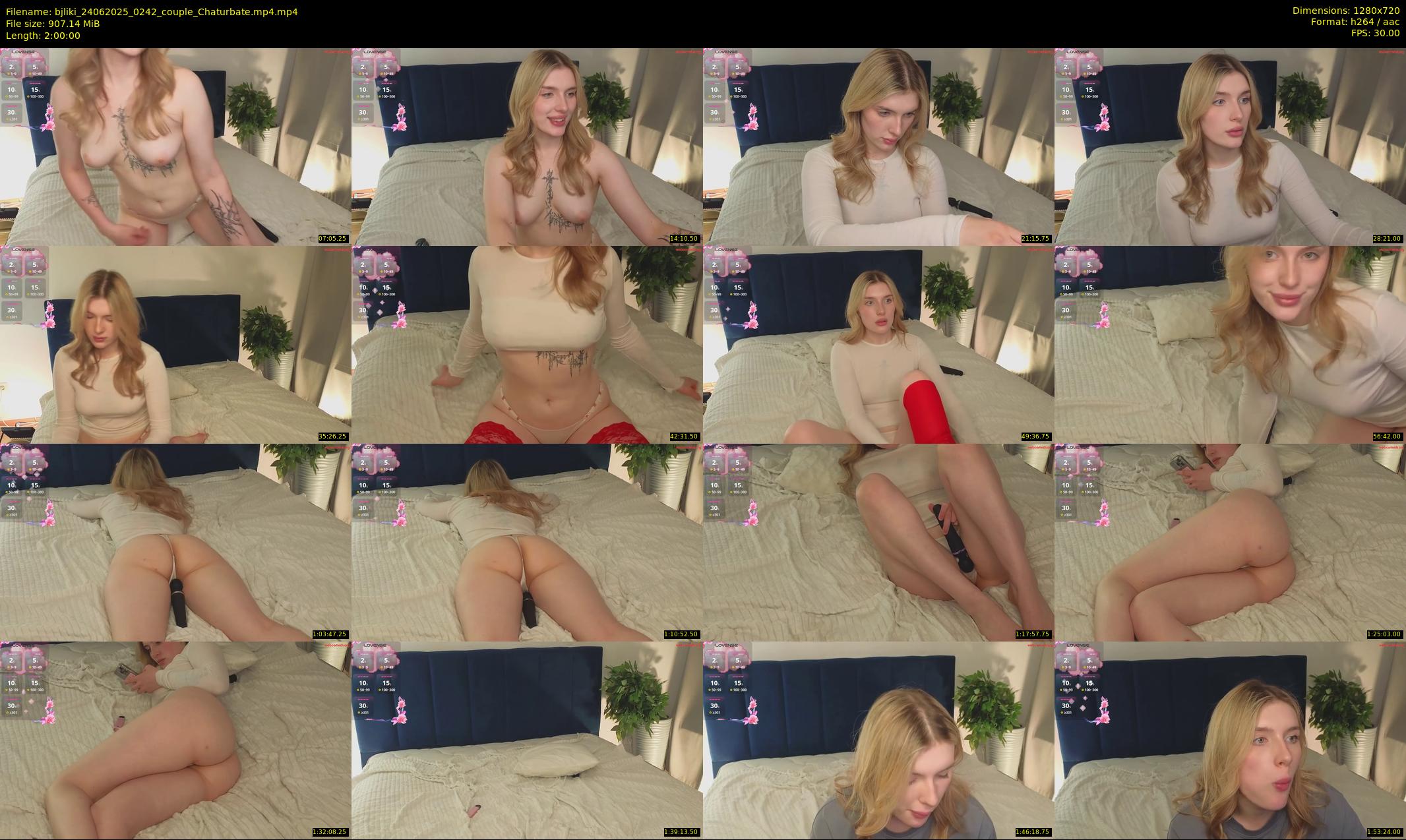 bjliki — 120 minute Chaturbate couple cam show recording, 720p, Jun 24, 2025