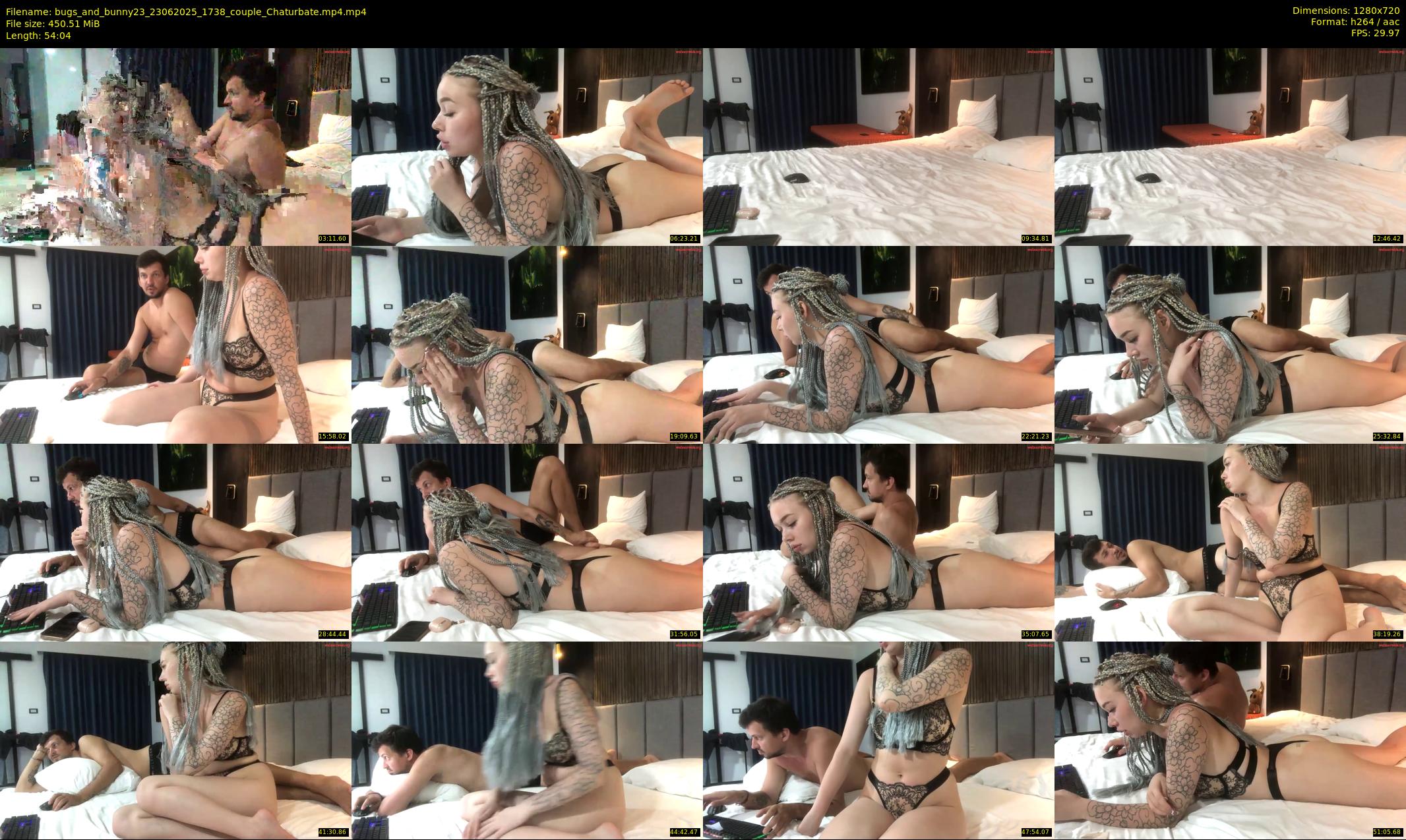 bugs_and_bunny23 — 55 minute Chaturbate couple cam show recording, 720p, Jun 23, 2025